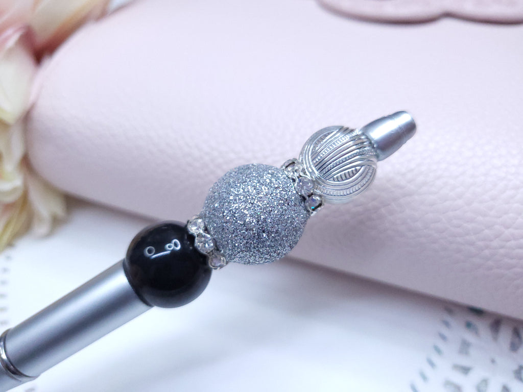 Beaded Pen - In Shadows Sparkle