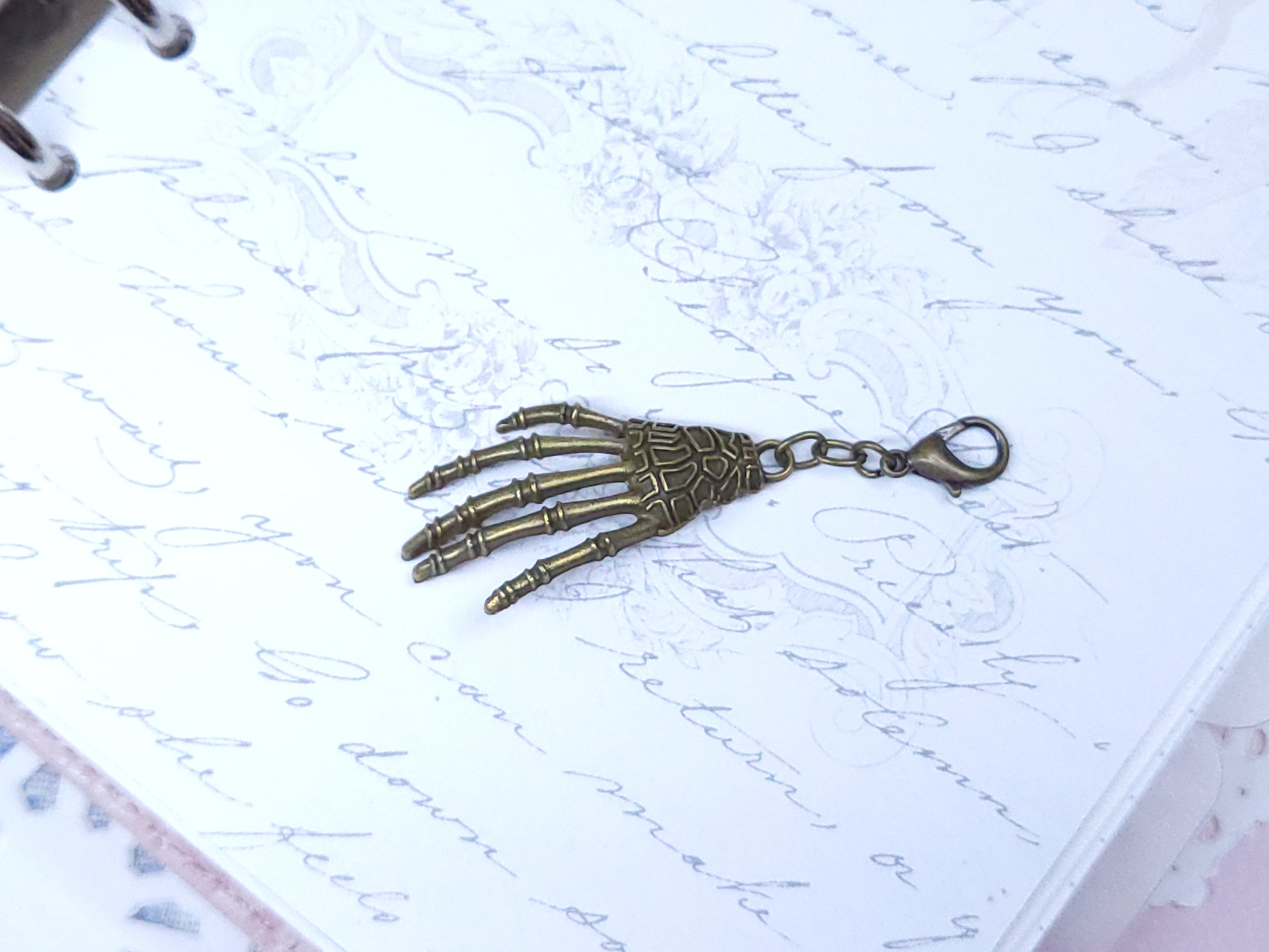 Classic Charm - Bronze Skeleton Hand