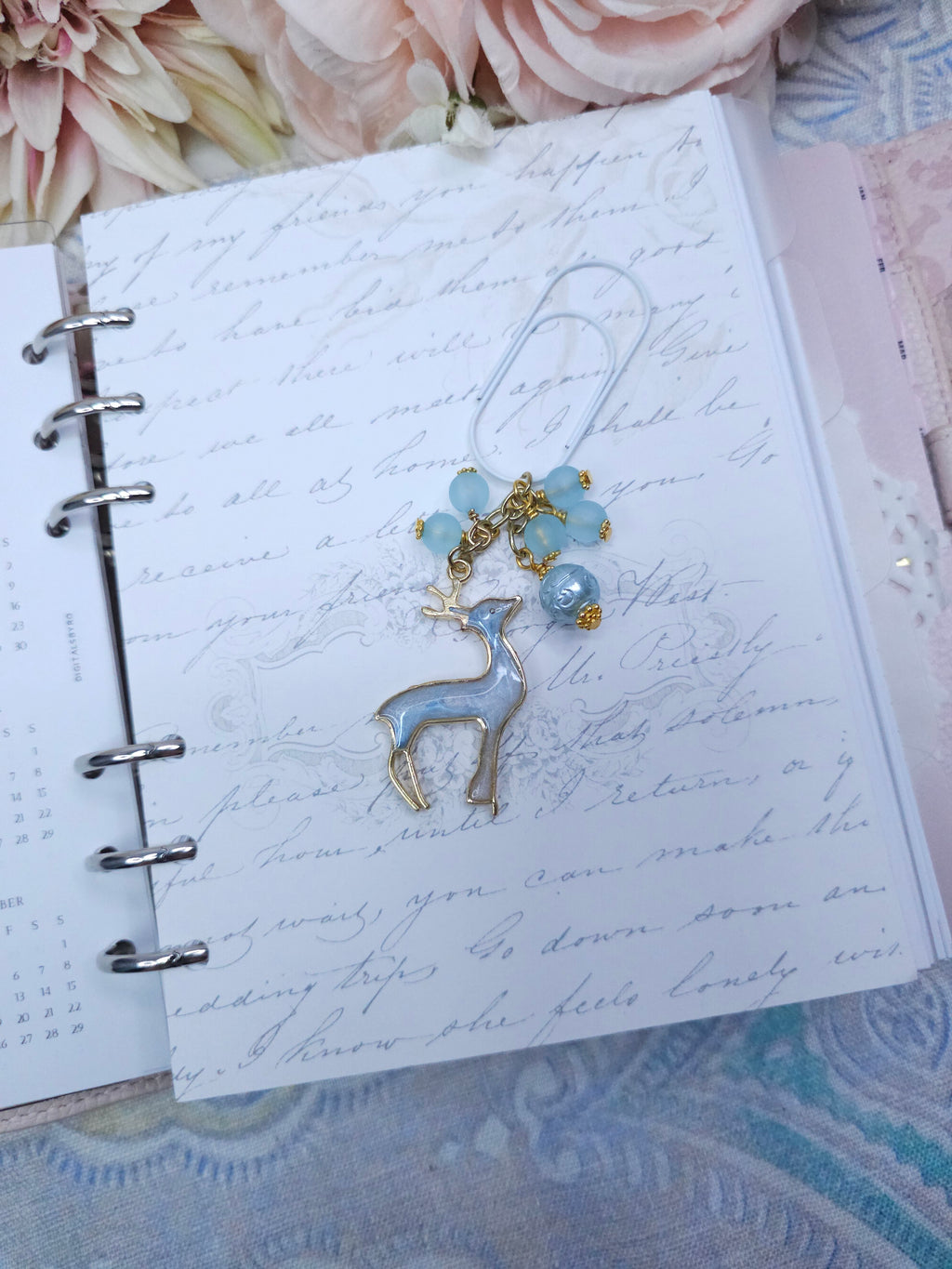 Seasonal BlingMark - Reindeer (Pastel Winter - Blue)