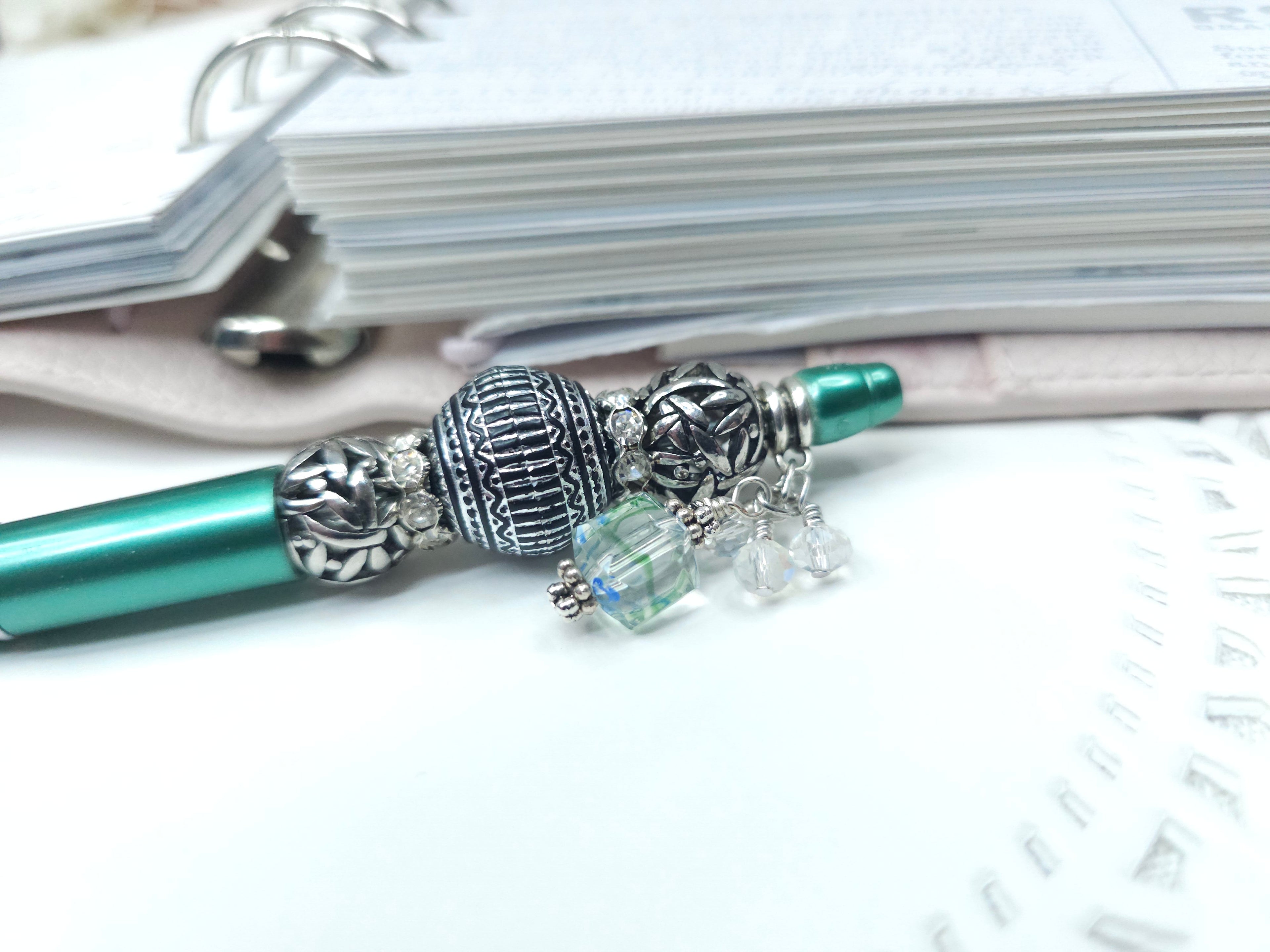 Beaded Pen - Dragonflies