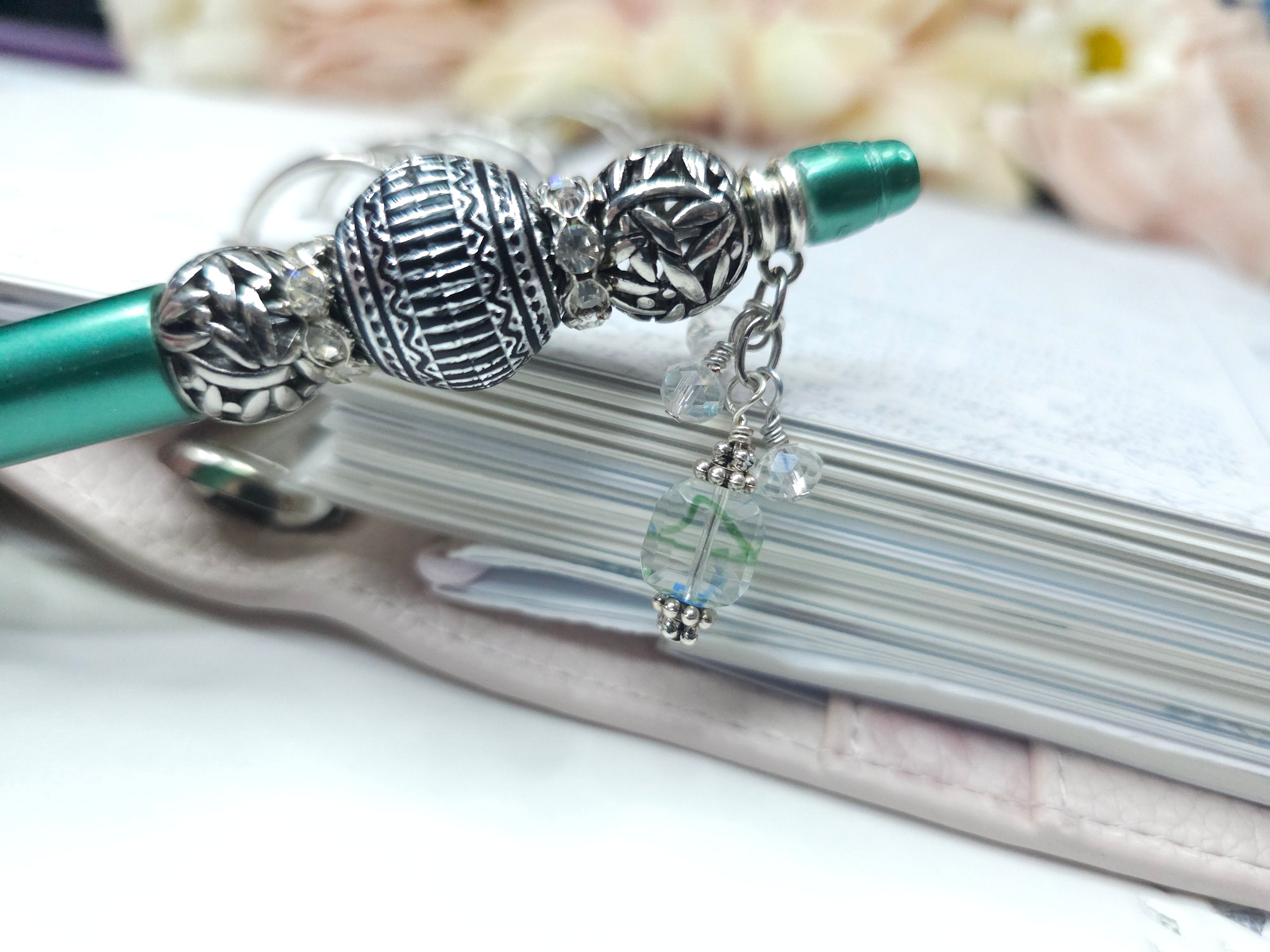 Beaded Pen - Dragonflies