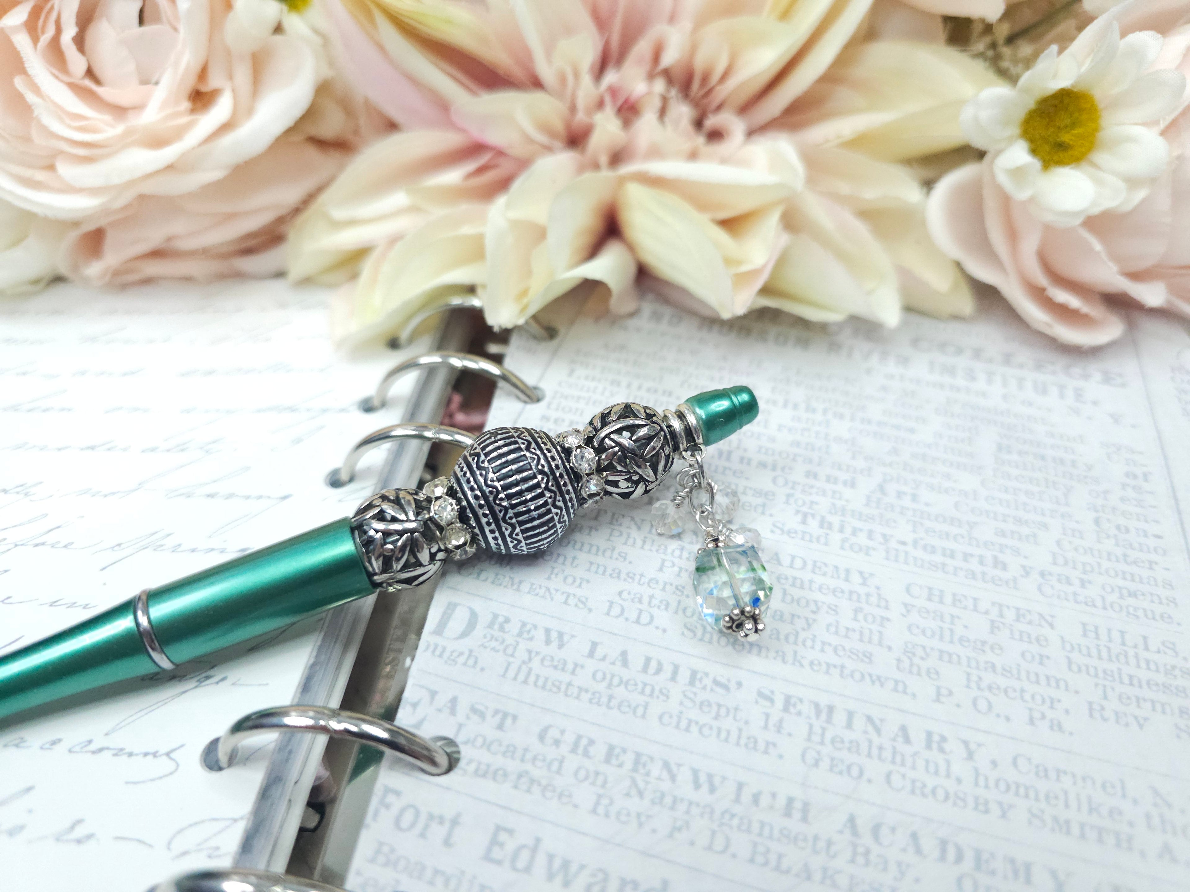 Beaded Pen - Dragonflies