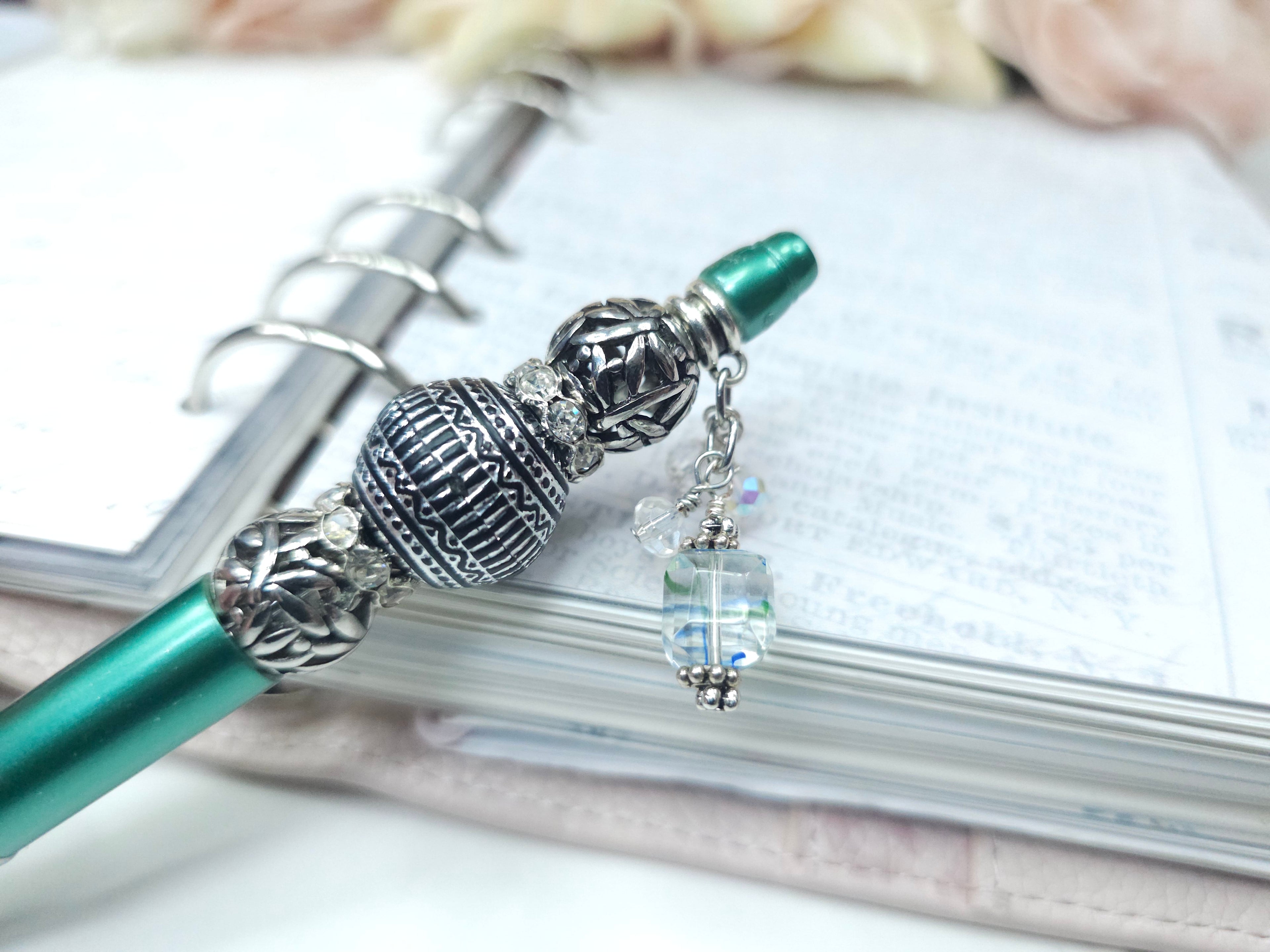 Beaded Pen - Dragonflies