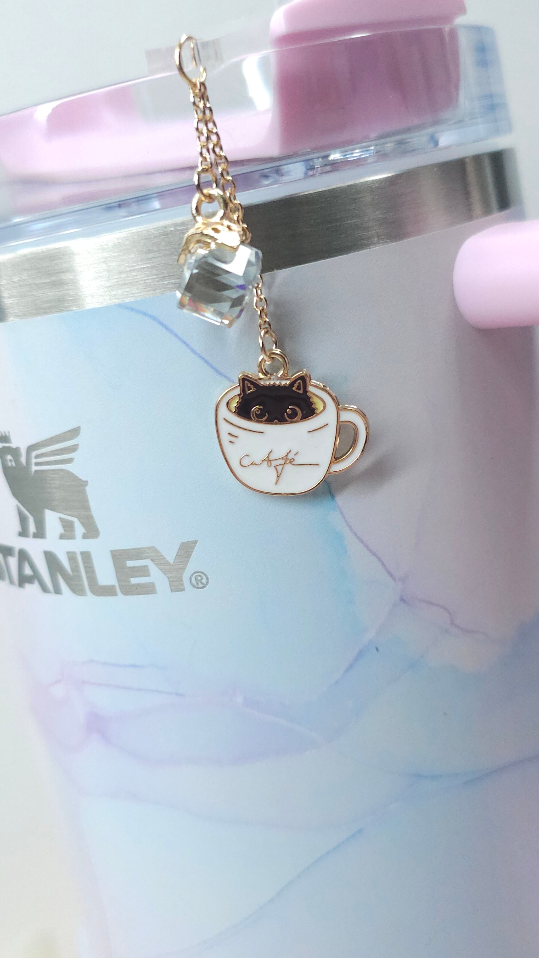 Cup Charm - Coffee Cat