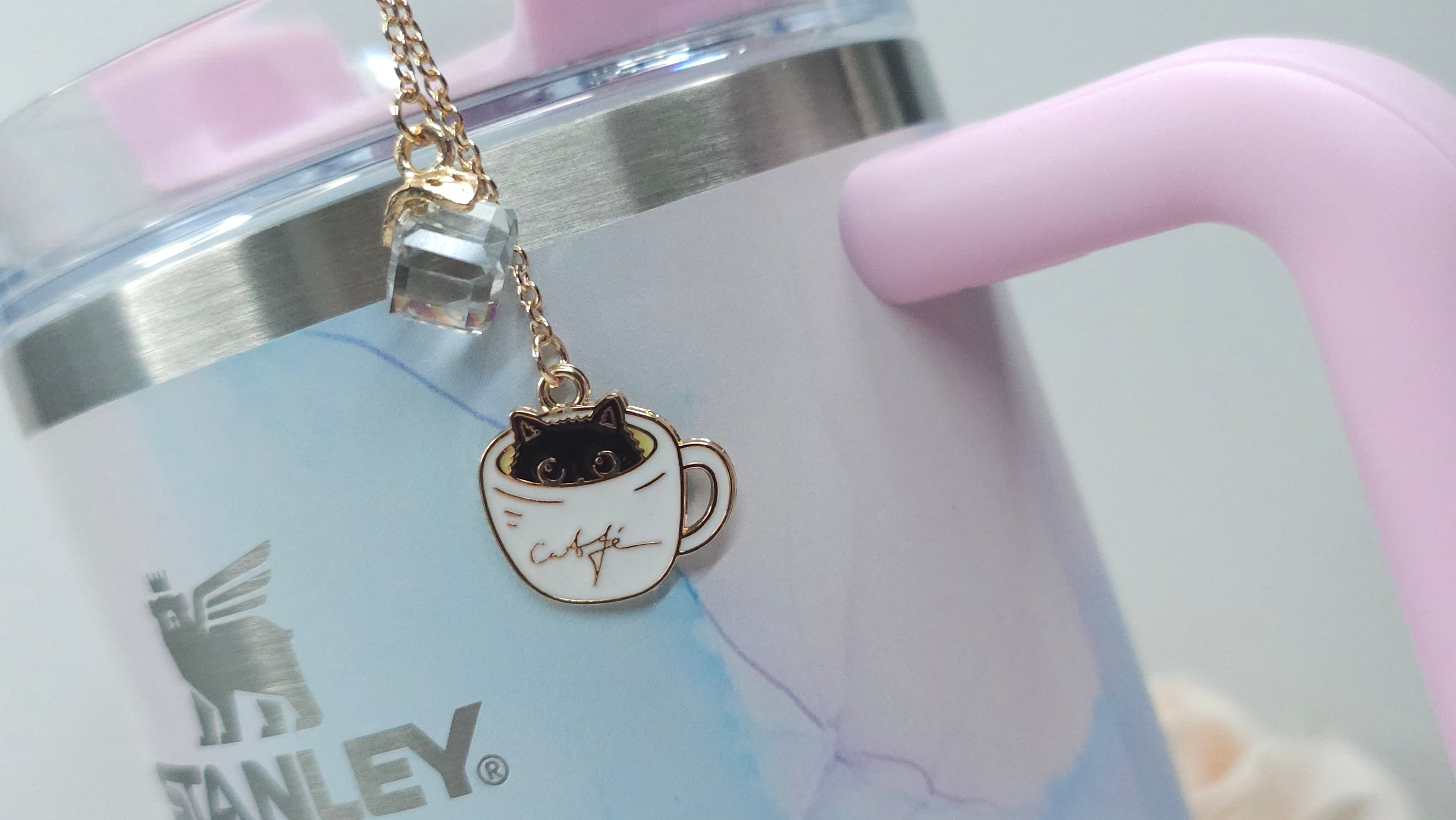 Cup Charm - Coffee Cat