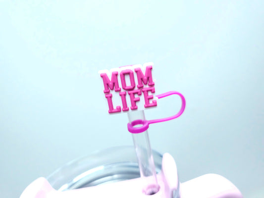 Straw Topper - Mom Life