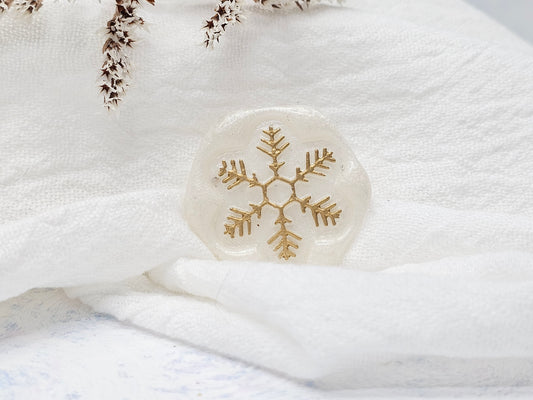 Wax Seal Stickers - Snowflake