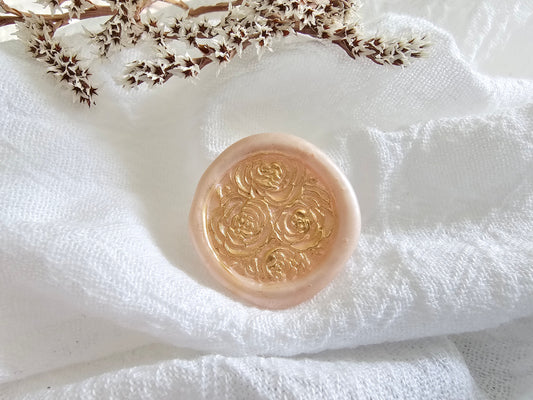Wax Seal Stickers - Roses