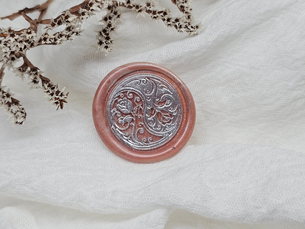 Wax Seal Stickers - Rose Reflection