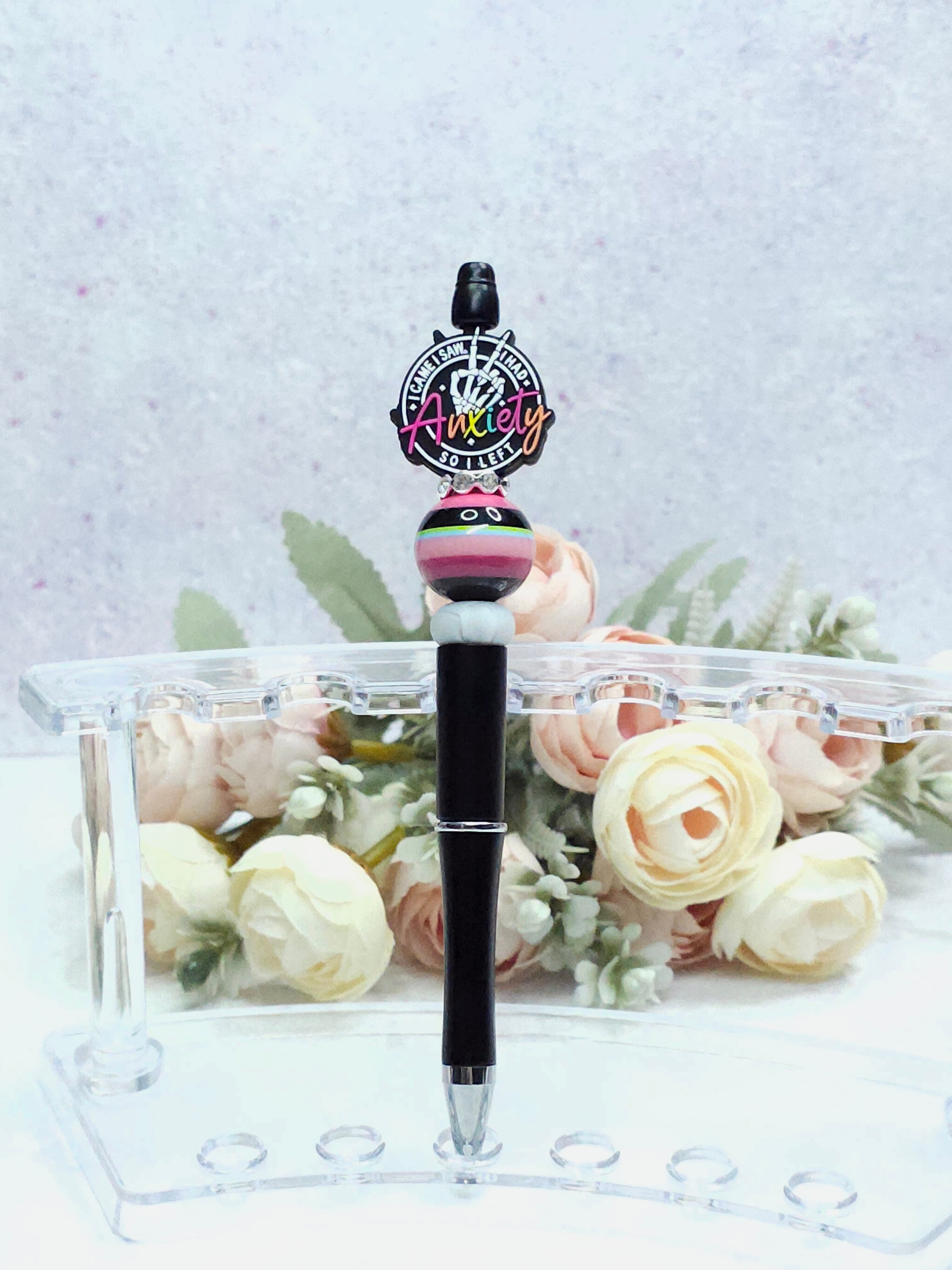 Beaded Pen -  Anxiety