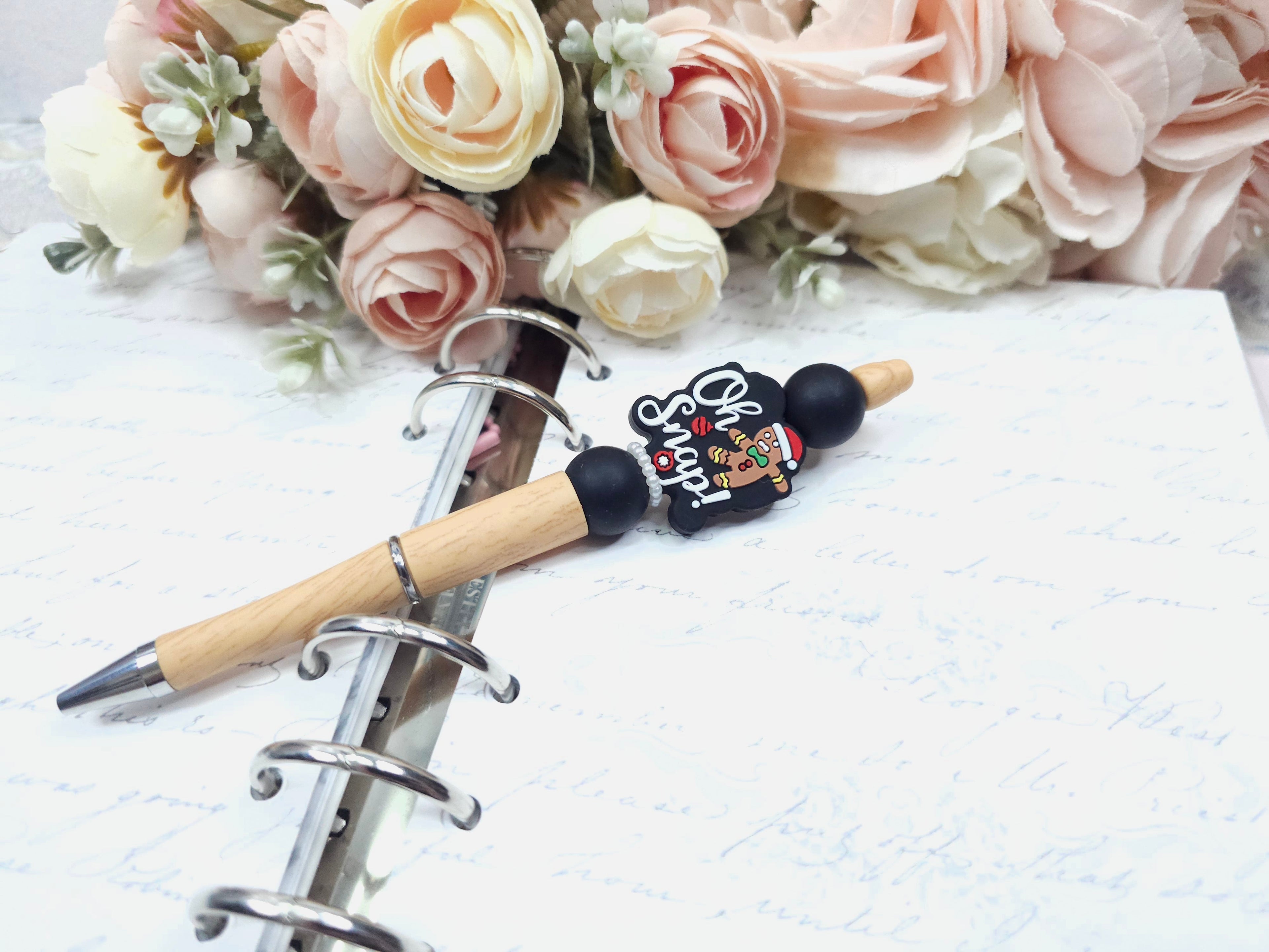 Beaded Pen - Oh Snap