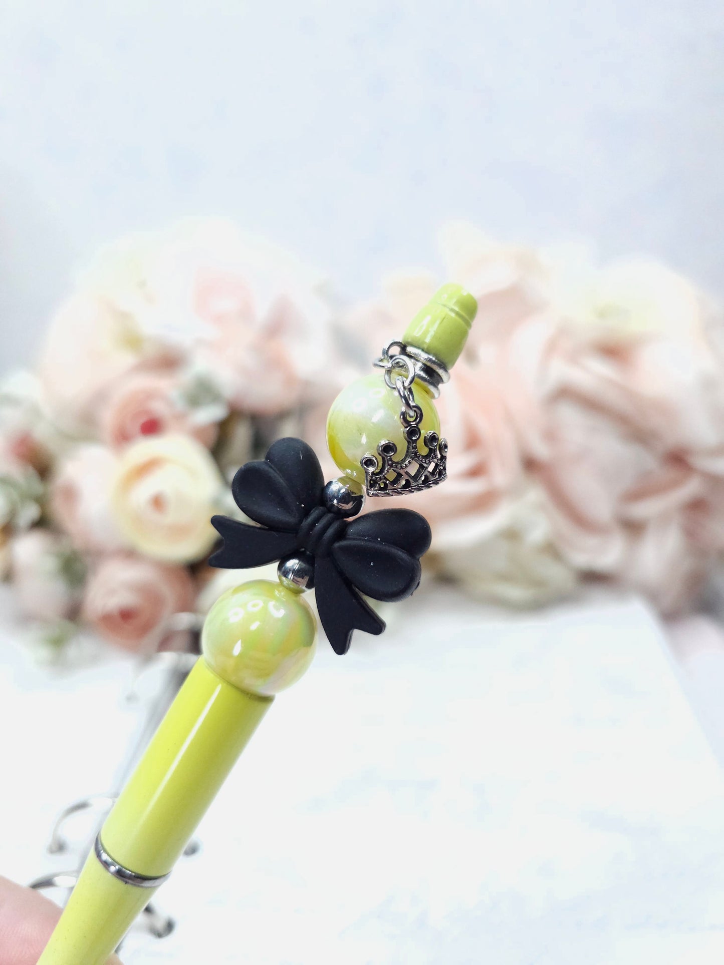 Beaded Pen - Princess Bow