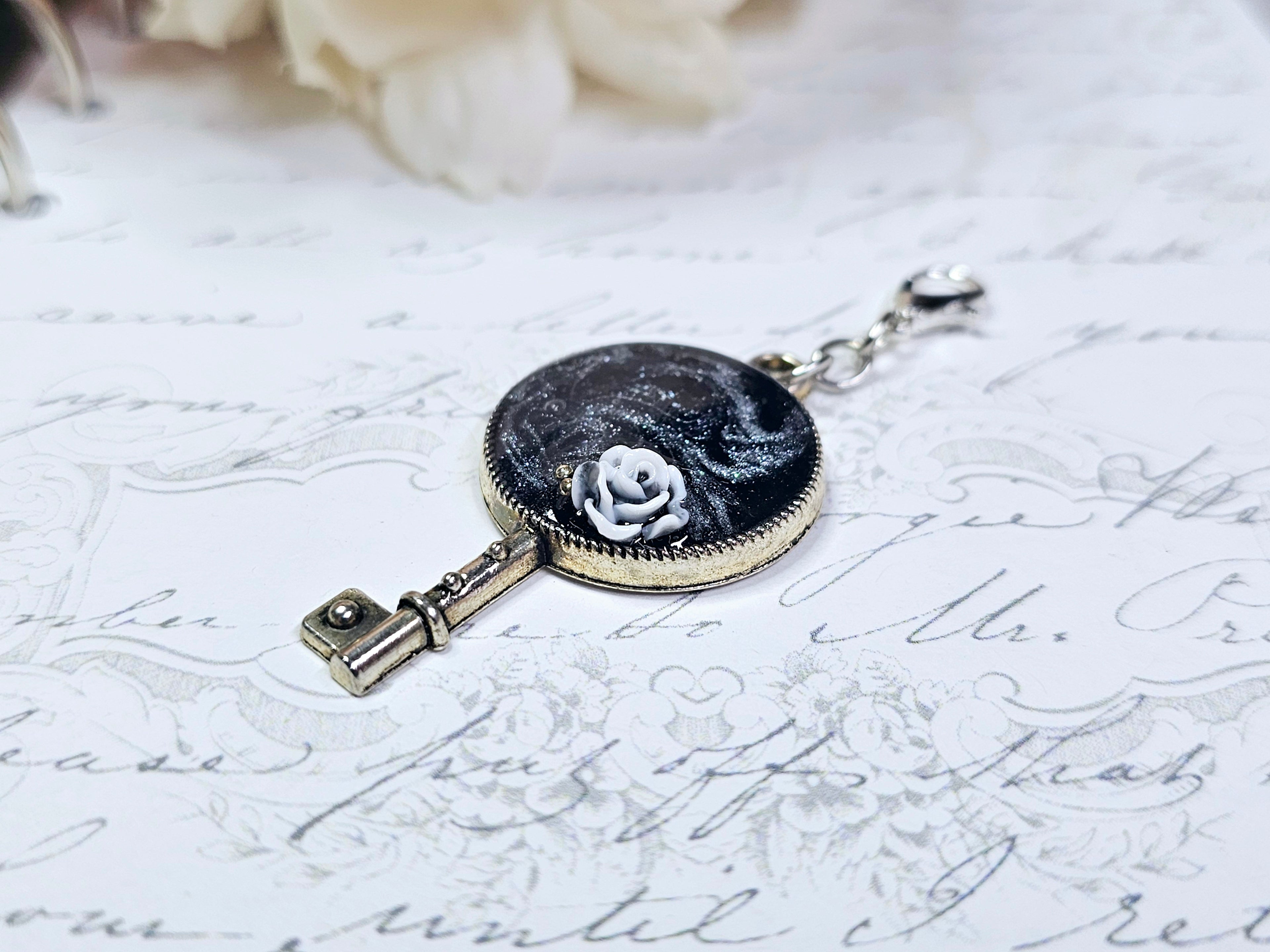 Classic Charm - Monochrome Floral Key