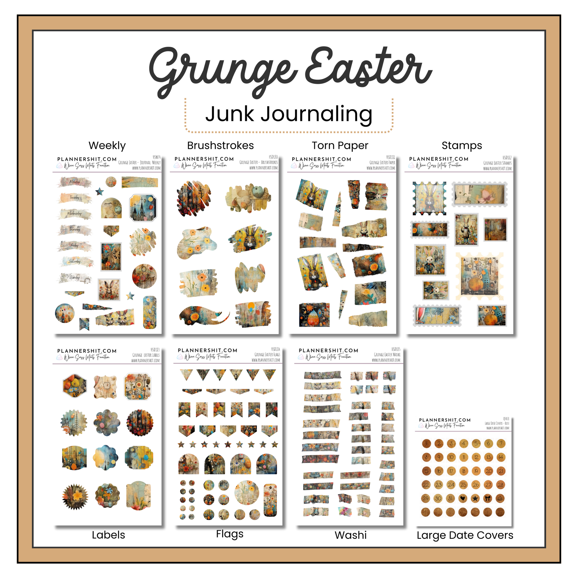 Grunge Easter (Journaling)