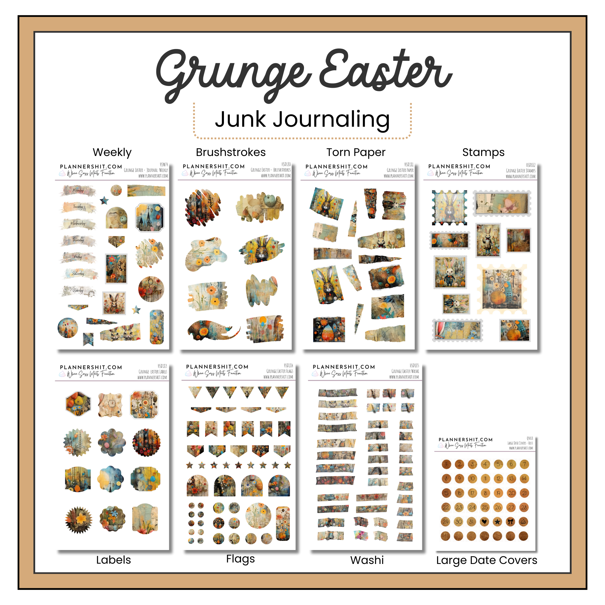 Grunge Easter (Journaling)