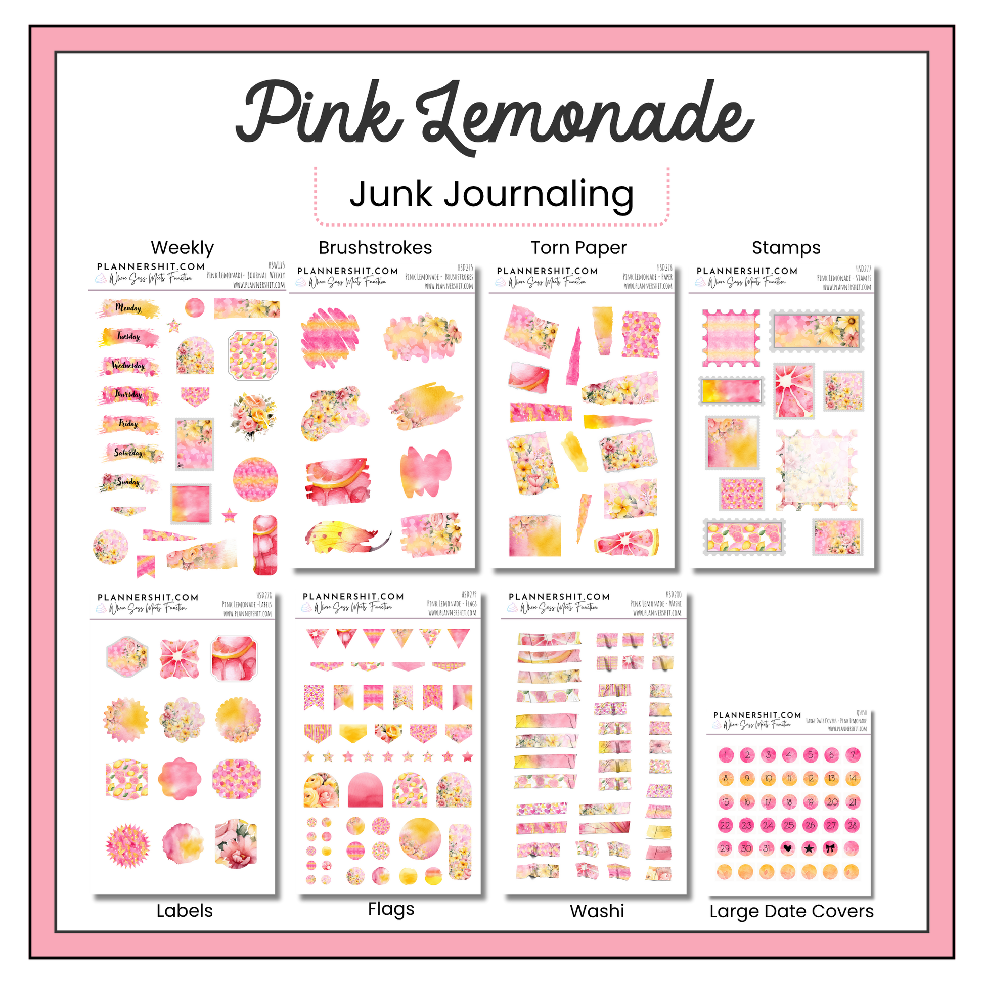 Pink Lemonade (Journaling)