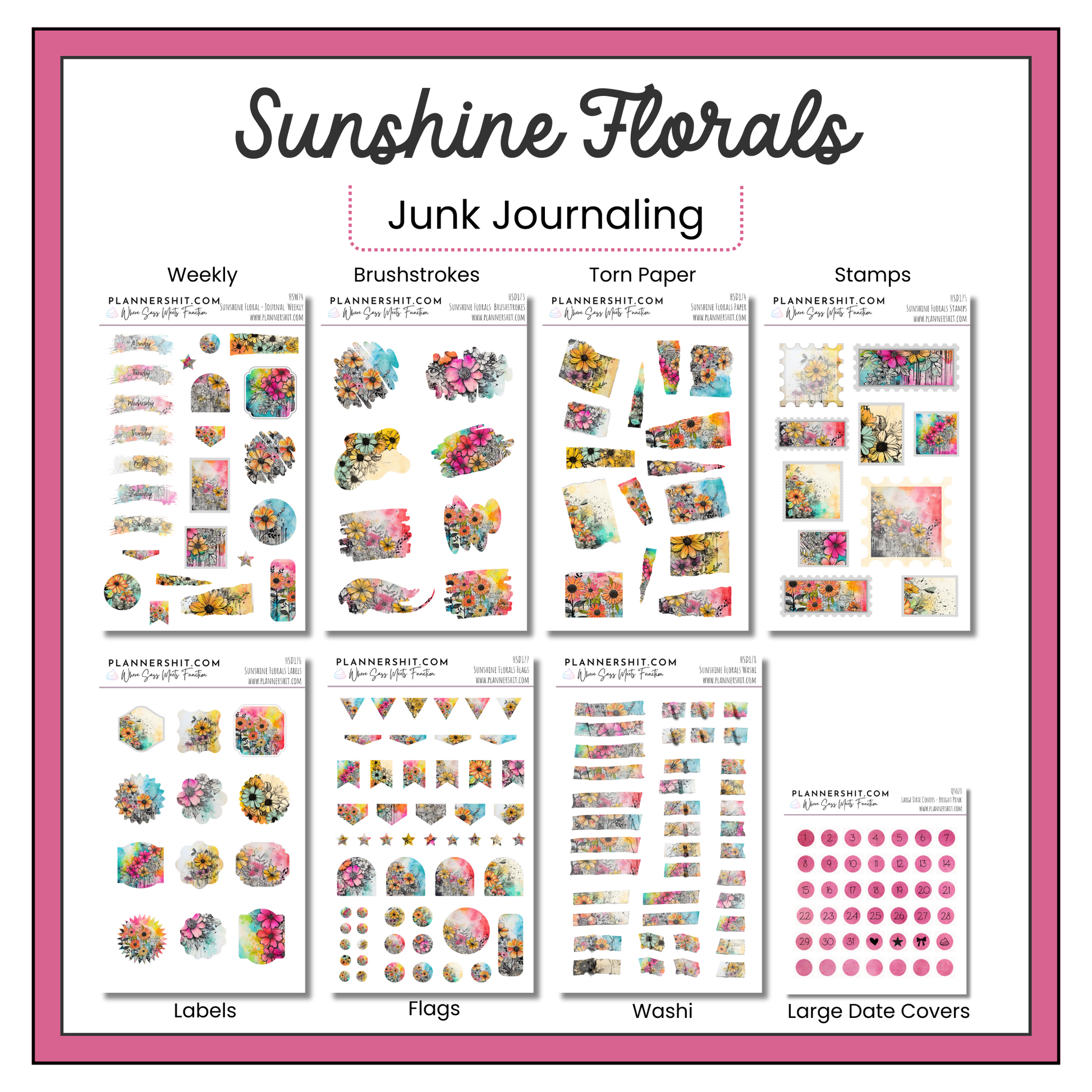 Sunshine Florals (Journaling)