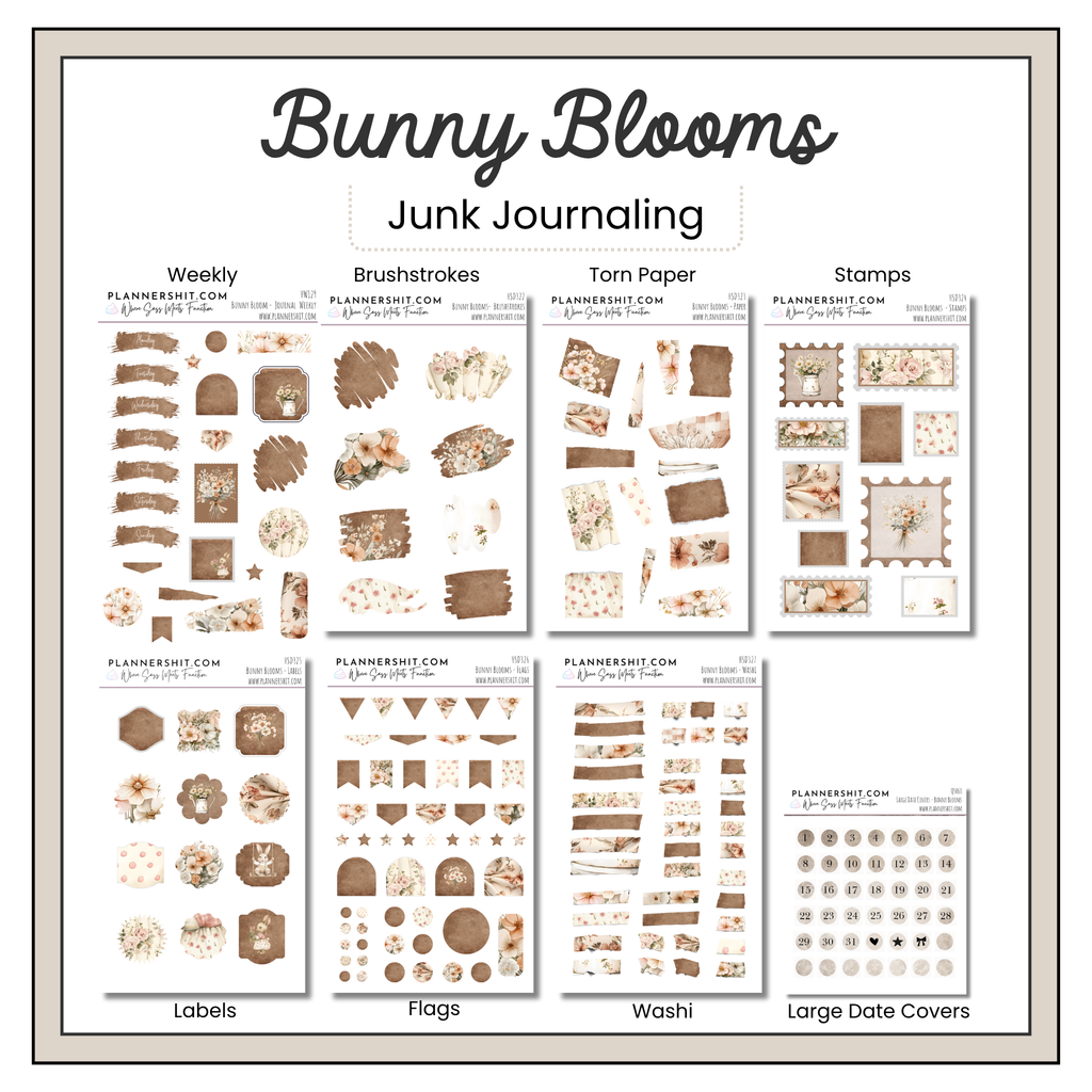Bunny Blooms (Journaling)