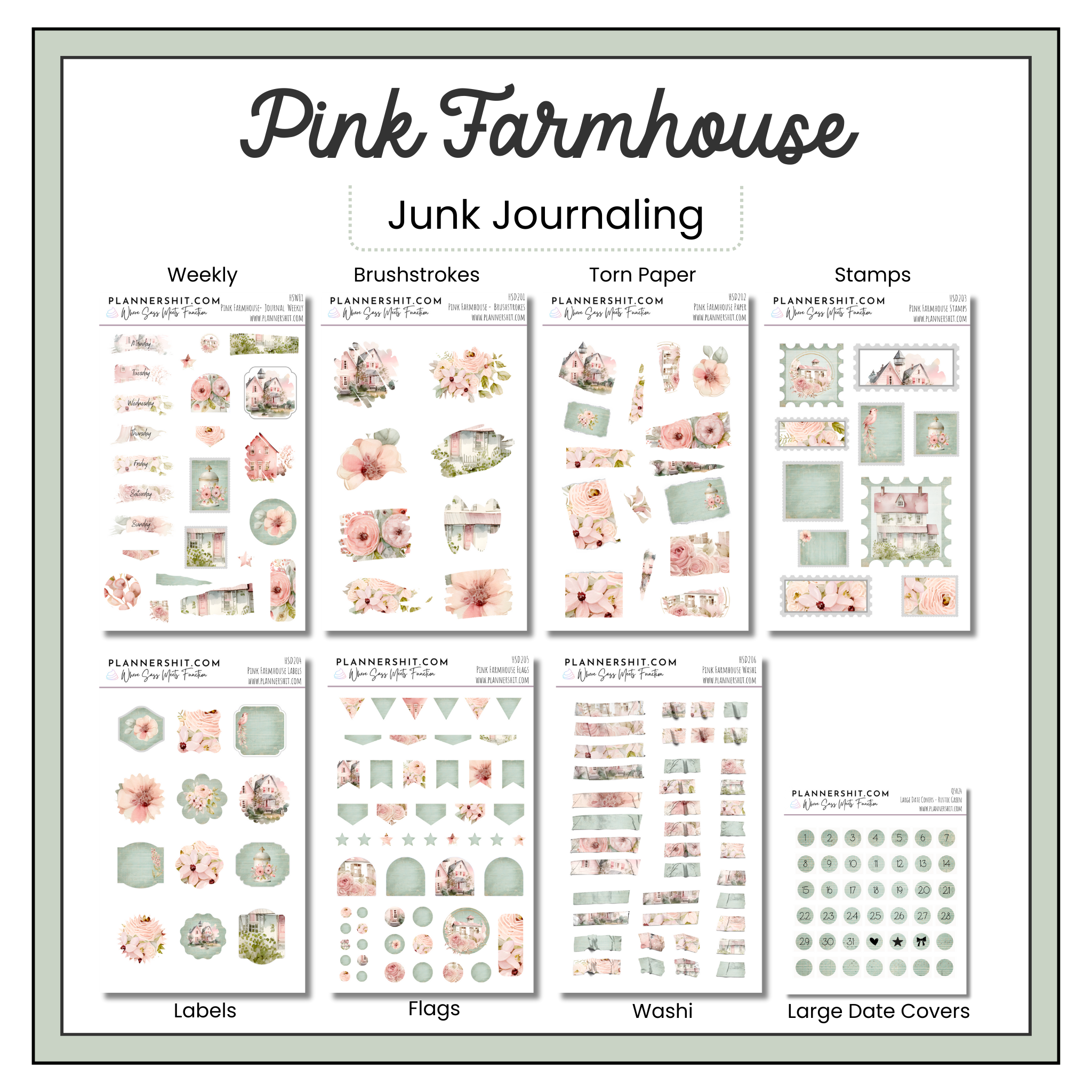 Pink Farmhouse (Journaling)