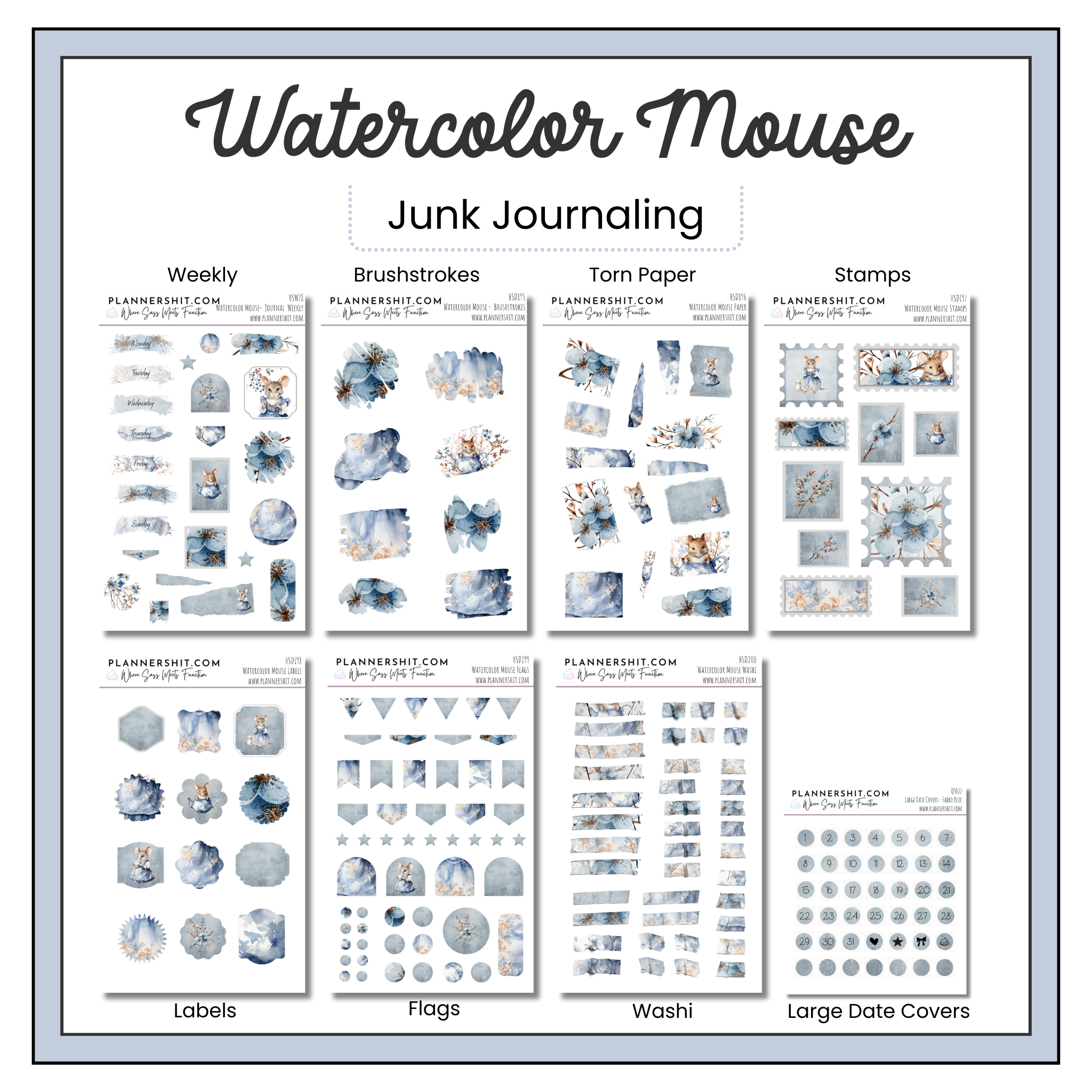 Watercolor Mouse (Journaling)