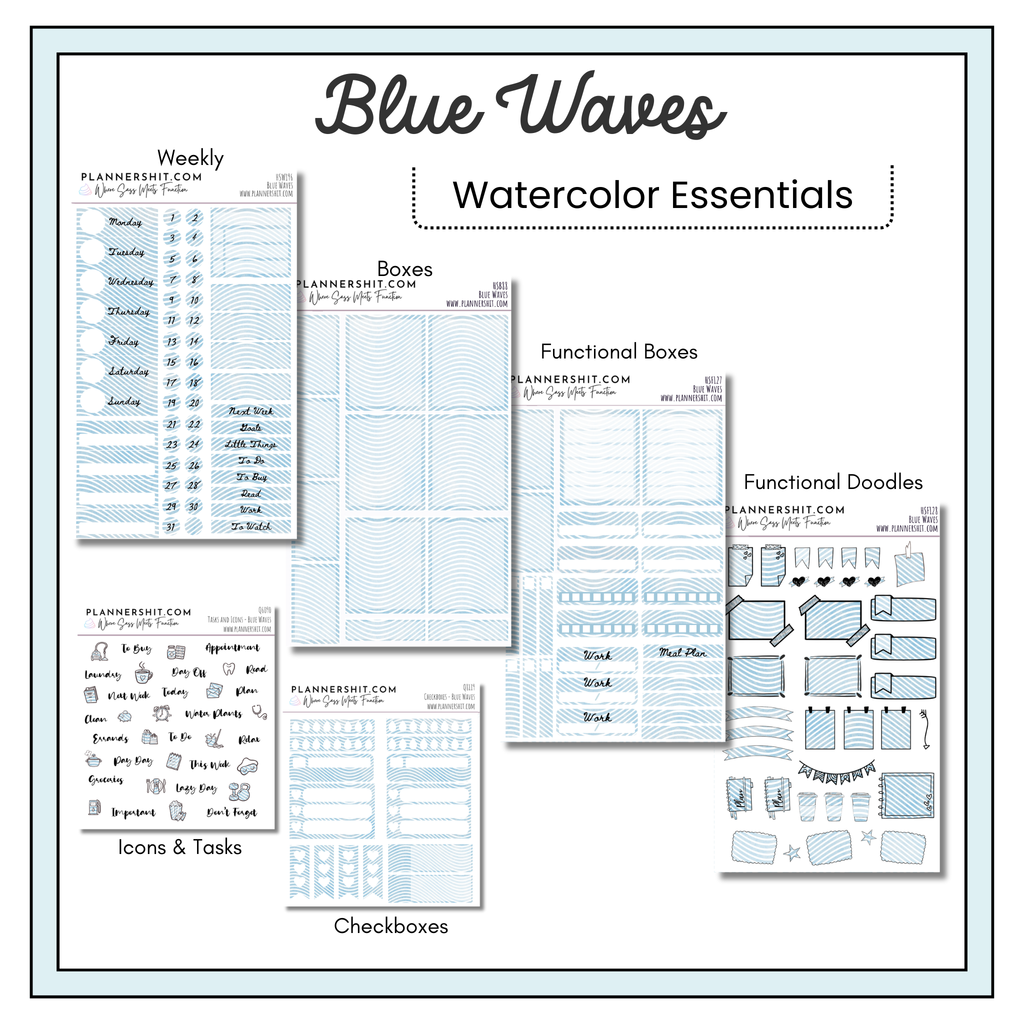 Blue Waves (Watercolor Essentials)