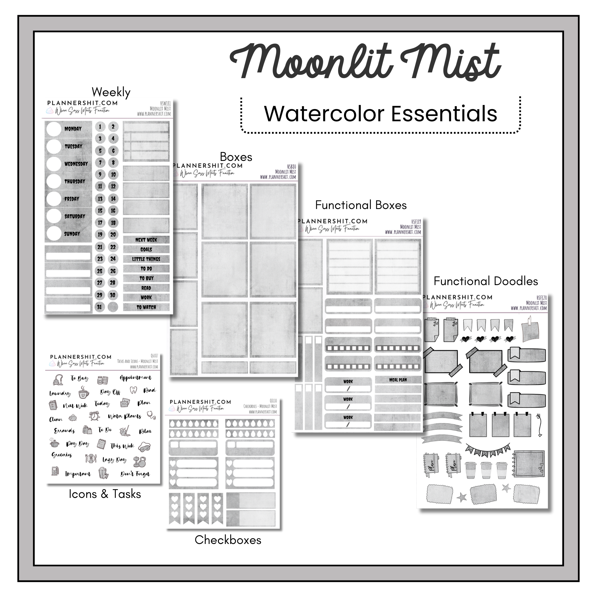 Moonlit Mist (Watercolor Essentials)