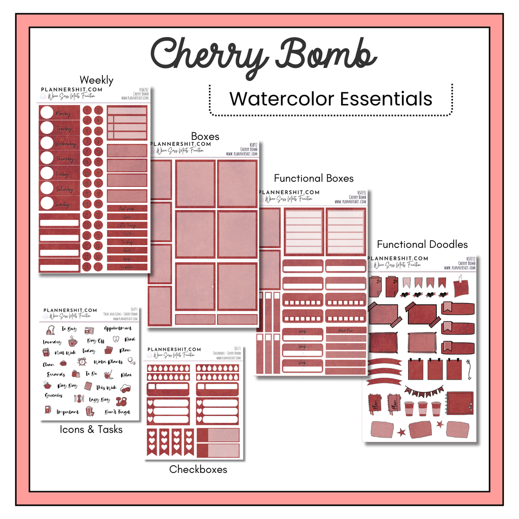 Cherry Bomb (Watercolor Essentials)
