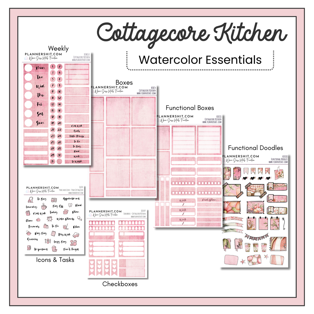 Cottagecore Kitchen (Watercolor Essentials)