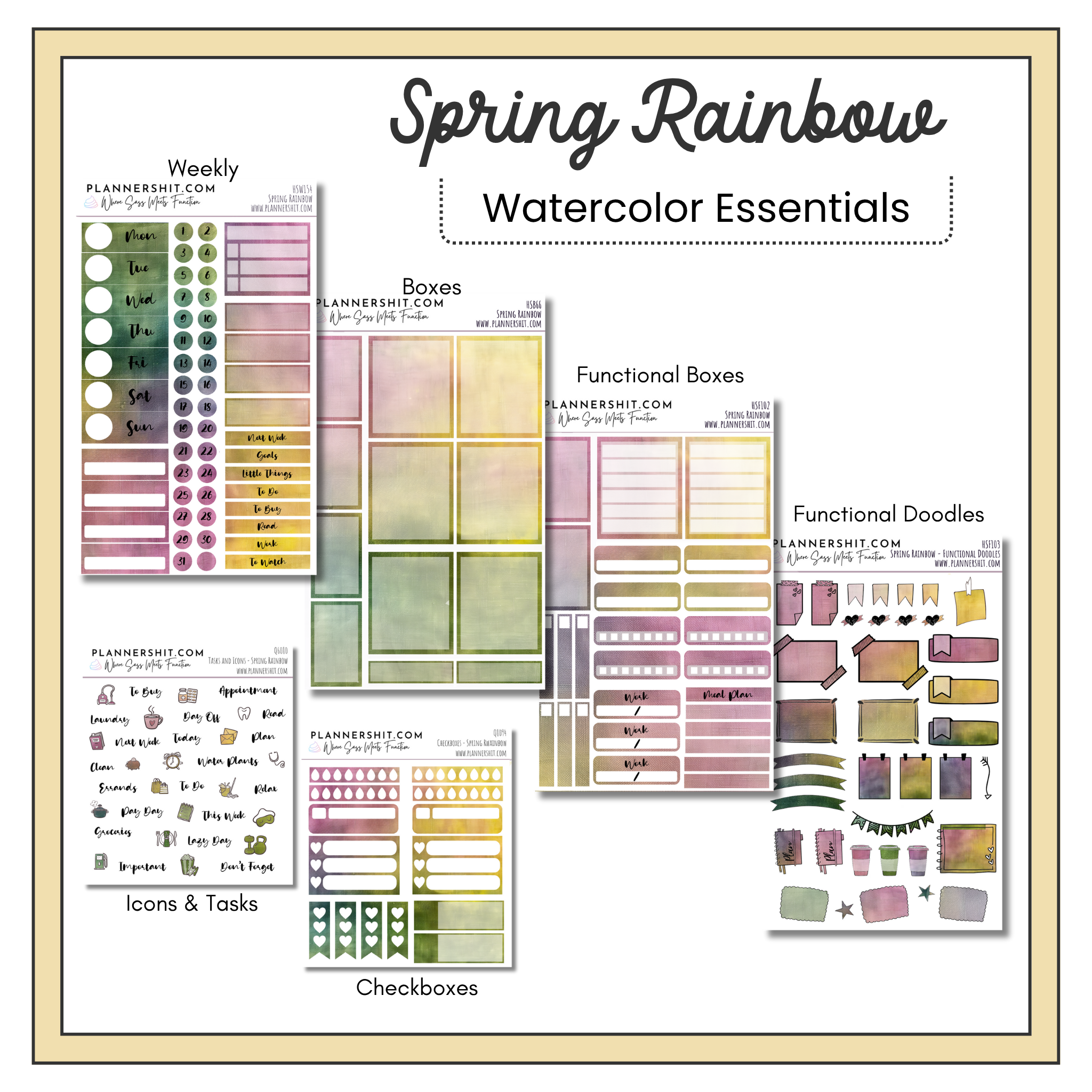 Spring Rainbow (Watercolor Essentials)