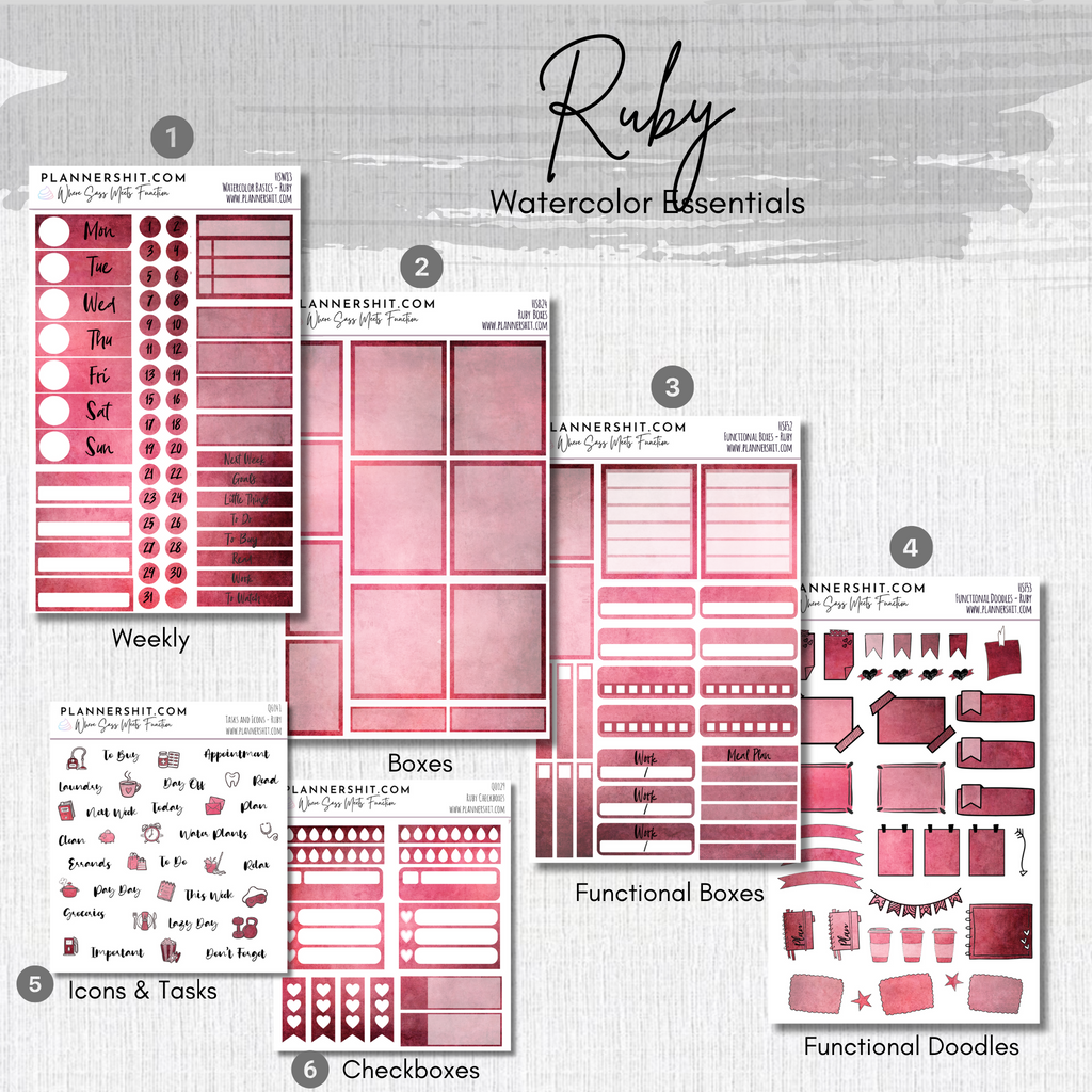 Ruby (Watercolor Essentials)