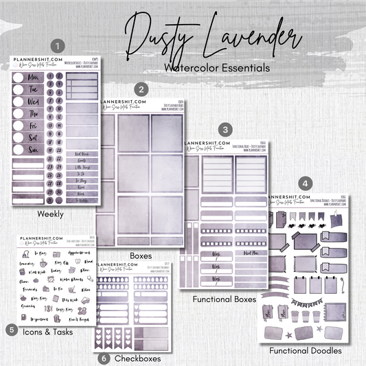 Dusty Lavender (Watercolor Essentials)