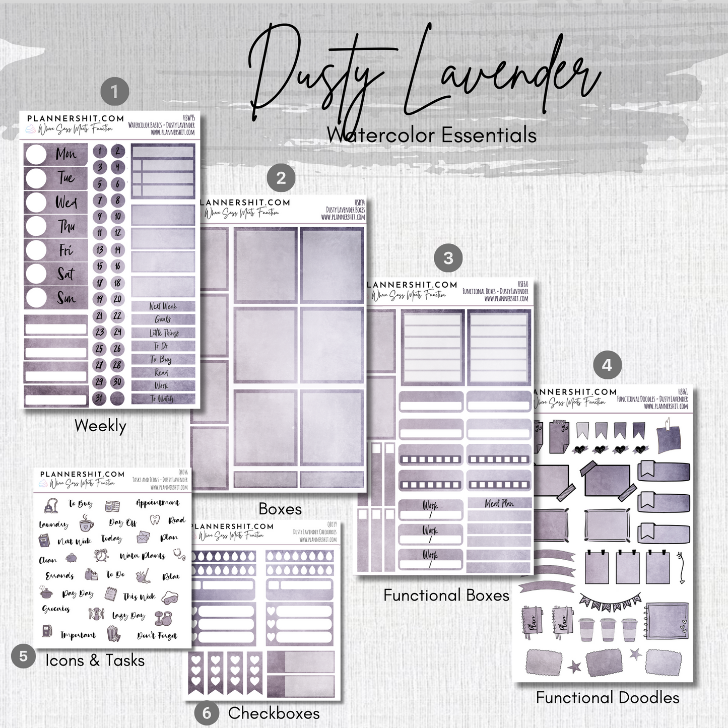 Dusty Lavender (Watercolor Essentials)