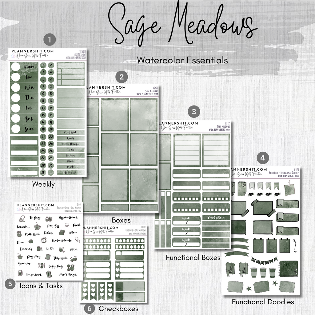 Sage Meadows (Watercolor Essentials)