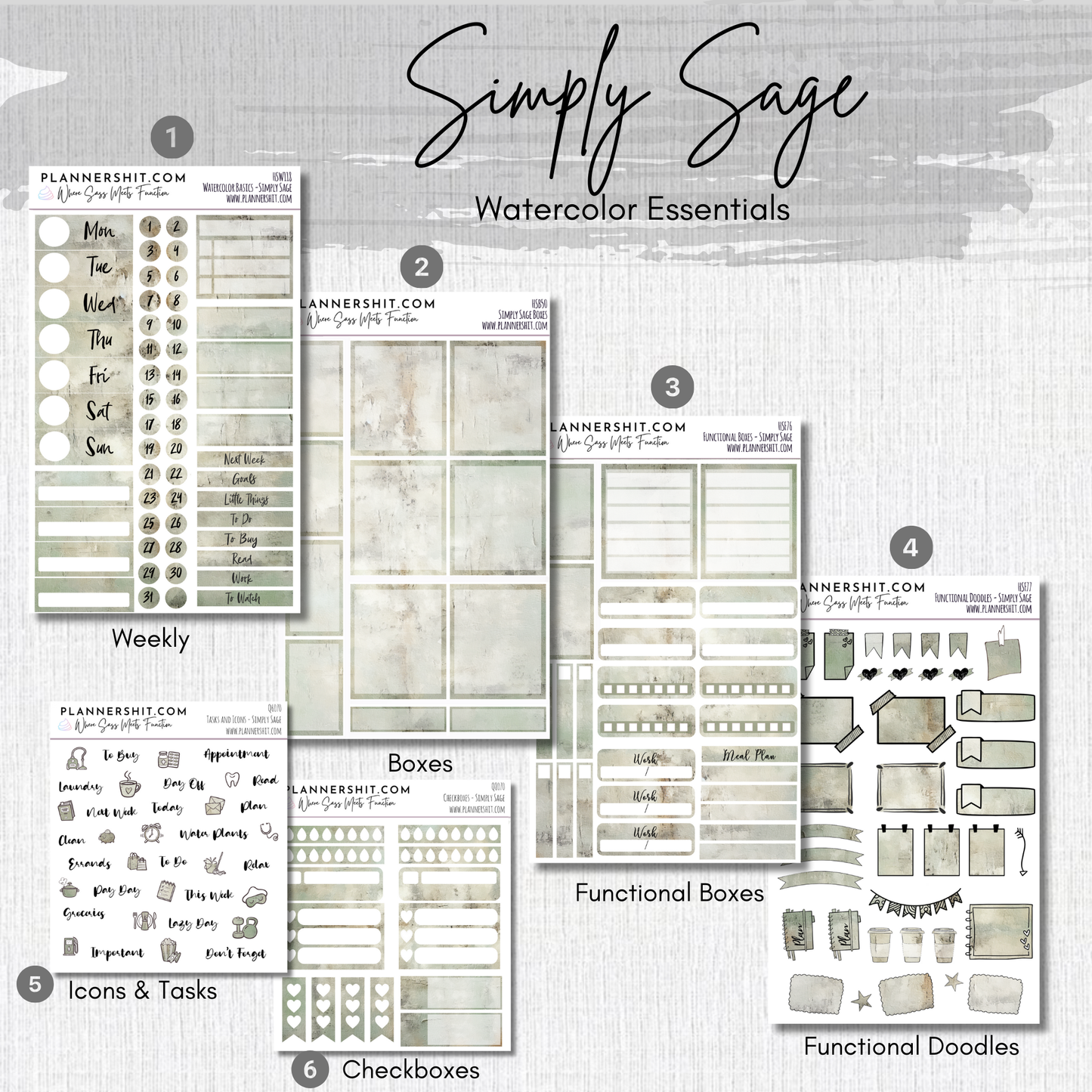 Simply Sage (Watercolor Essentials)