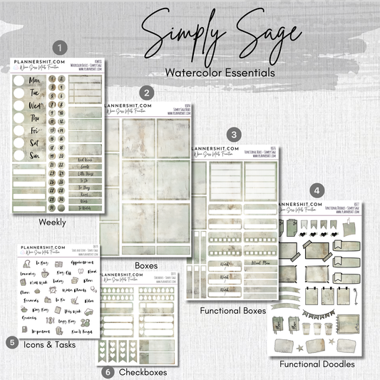 Simply Sage (Watercolor Essentials)