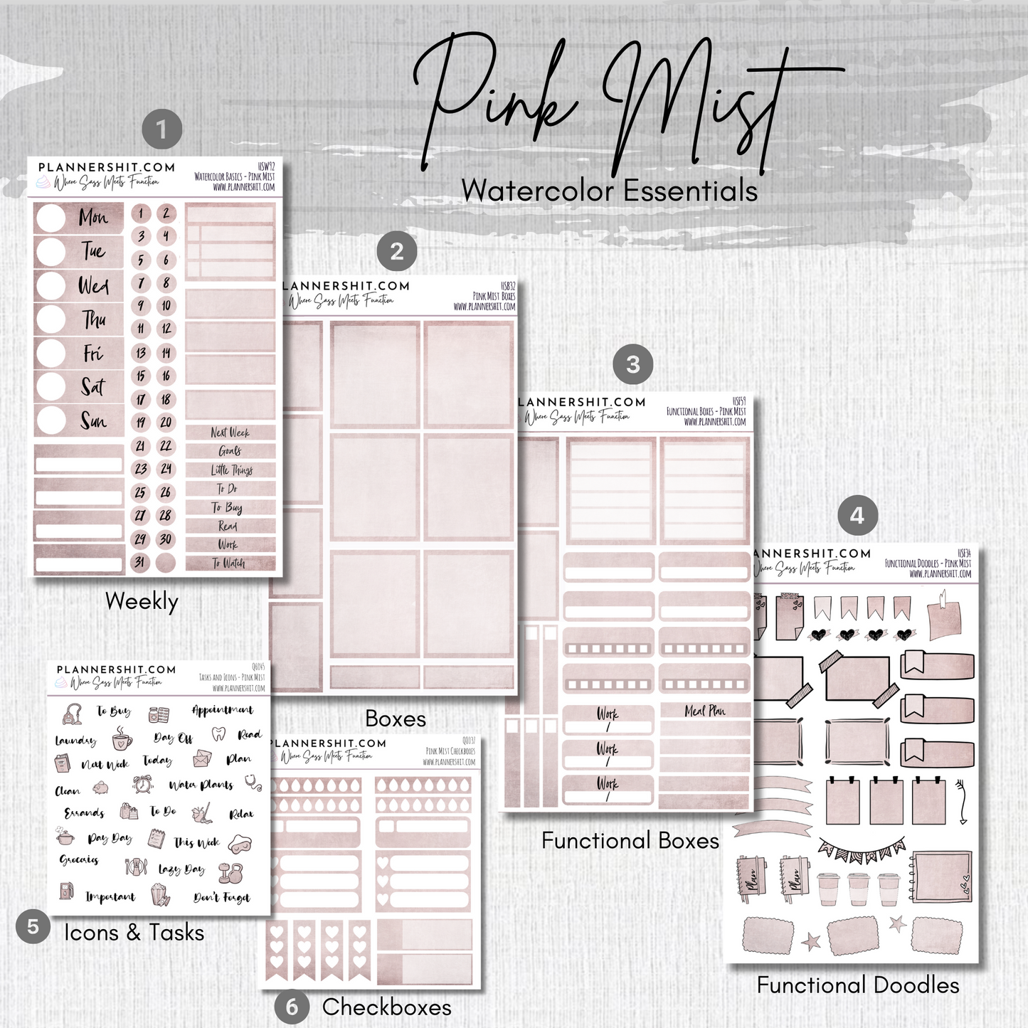 Pink Mist (Watercolor Essentials)