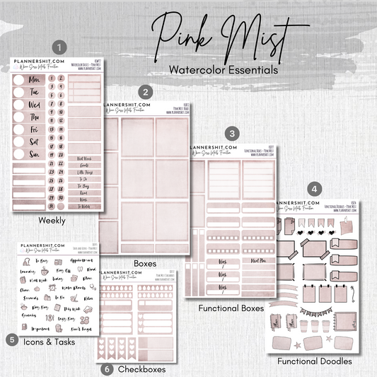Pink Mist (Watercolor Essentials)