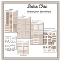 Boho Chic (Watercolor Essentials)