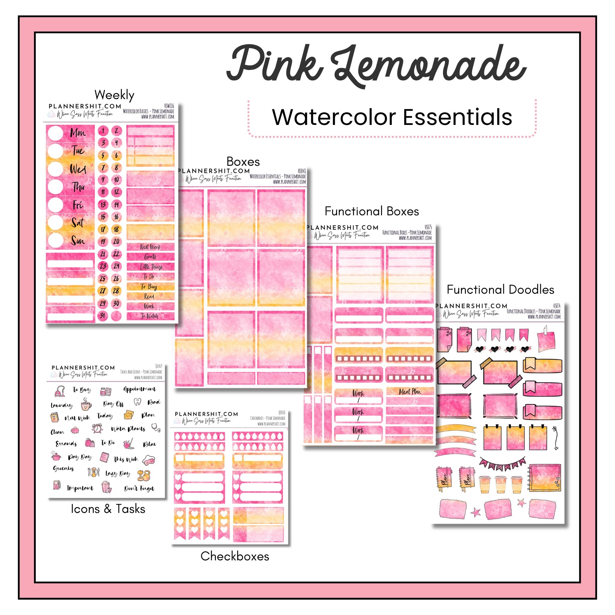 Pink Lemonade (Watercolor Essentials)