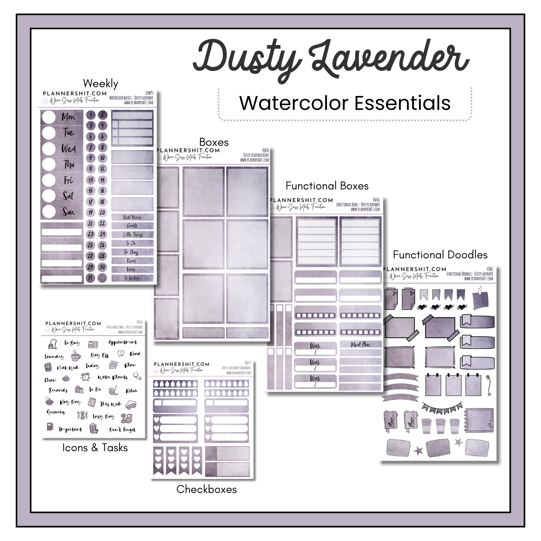 Dusty Lavender (Watercolor Essentials)