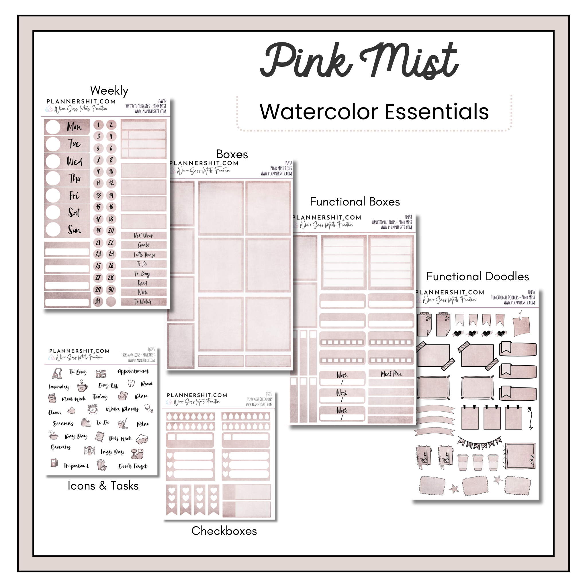 Pink Mist (Watercolor Essentials)