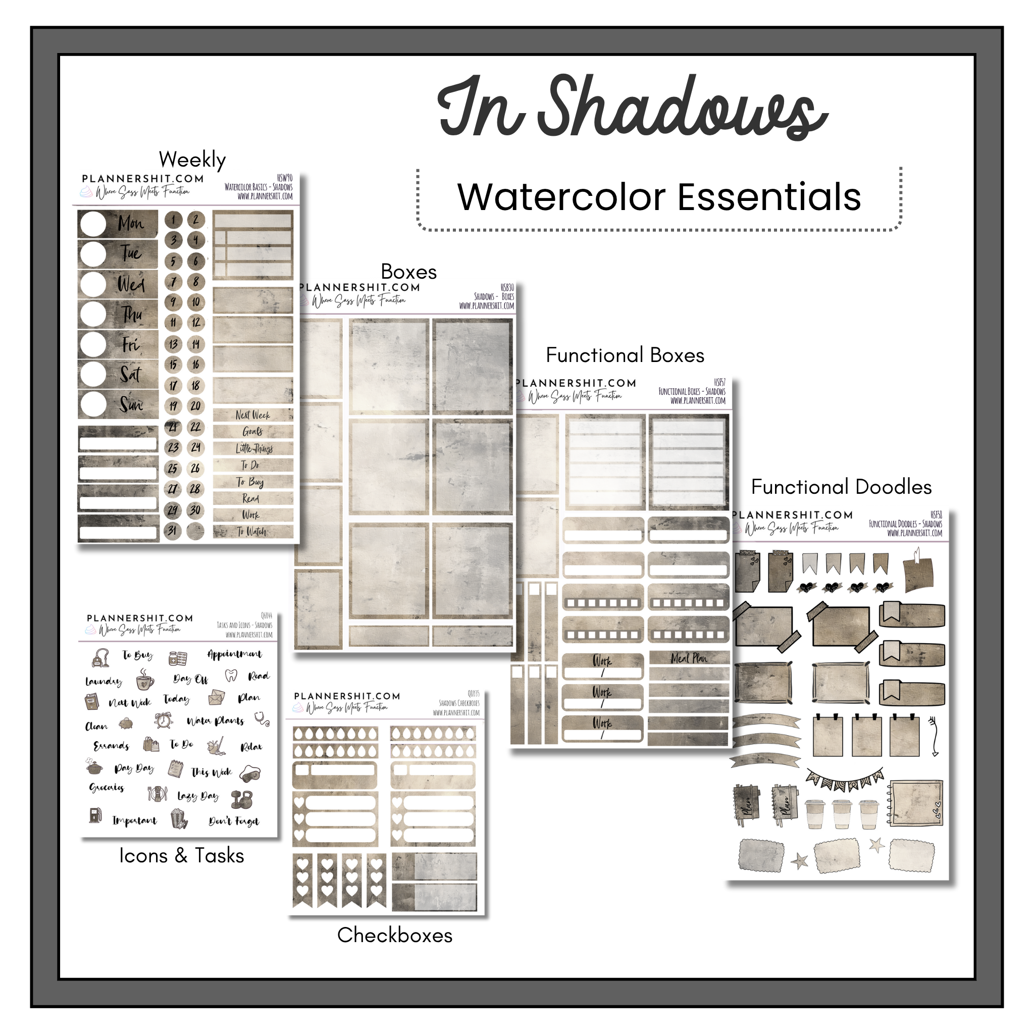 In Shadows (Watercolor Essentials)