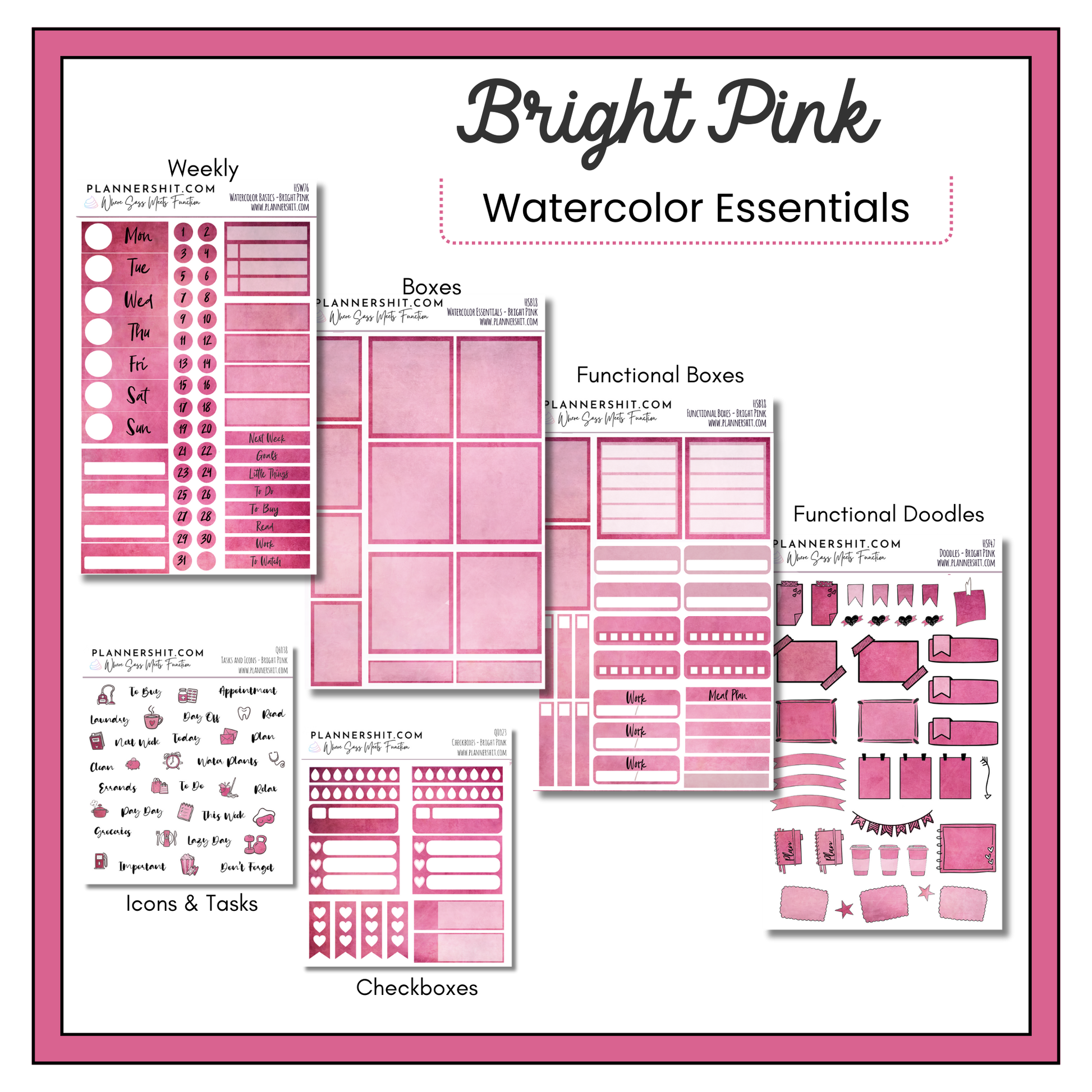 Bright Pink (Watercolor Essentials)