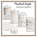 Neutral Script (Watercolor Essentials)