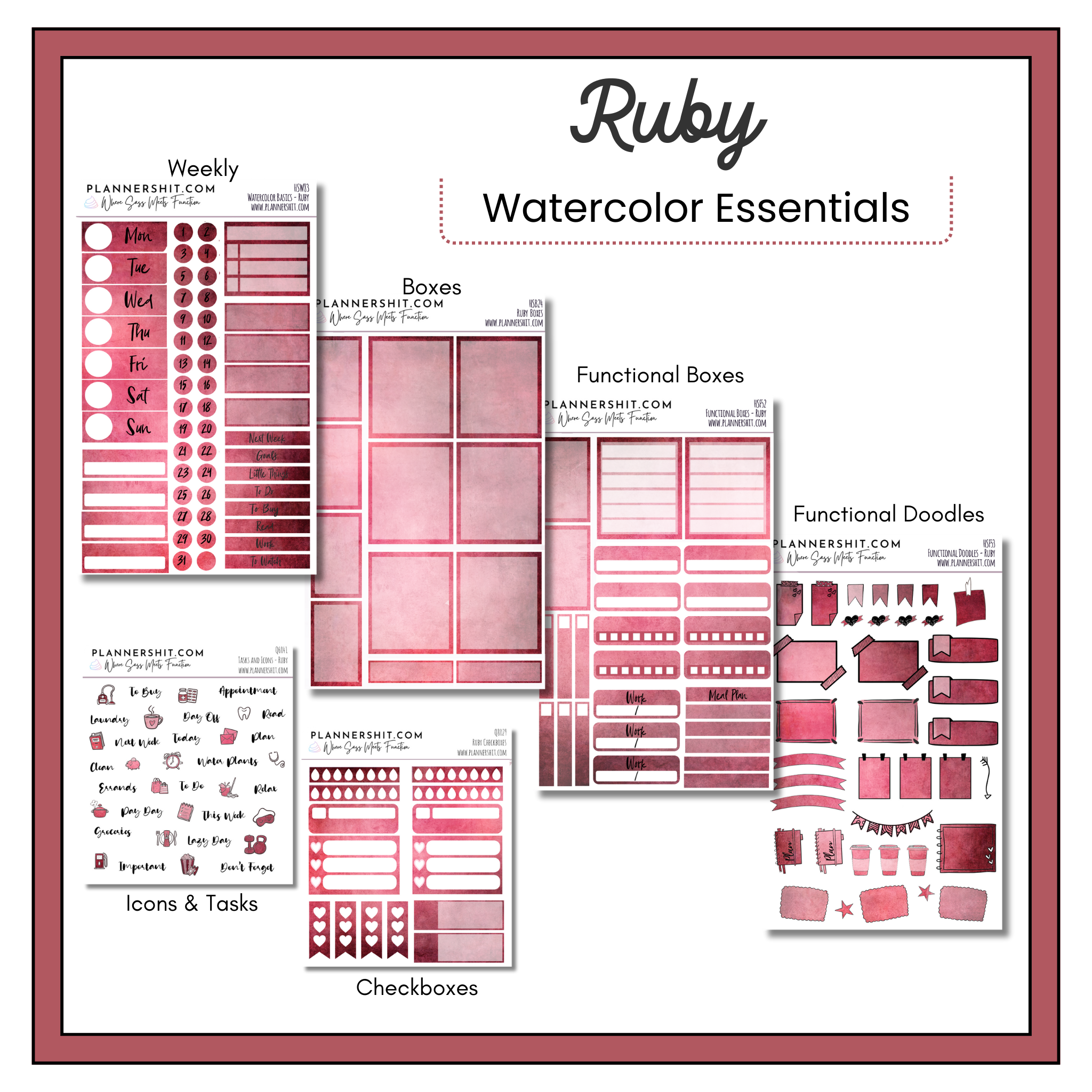 Ruby (Watercolor Essentials)