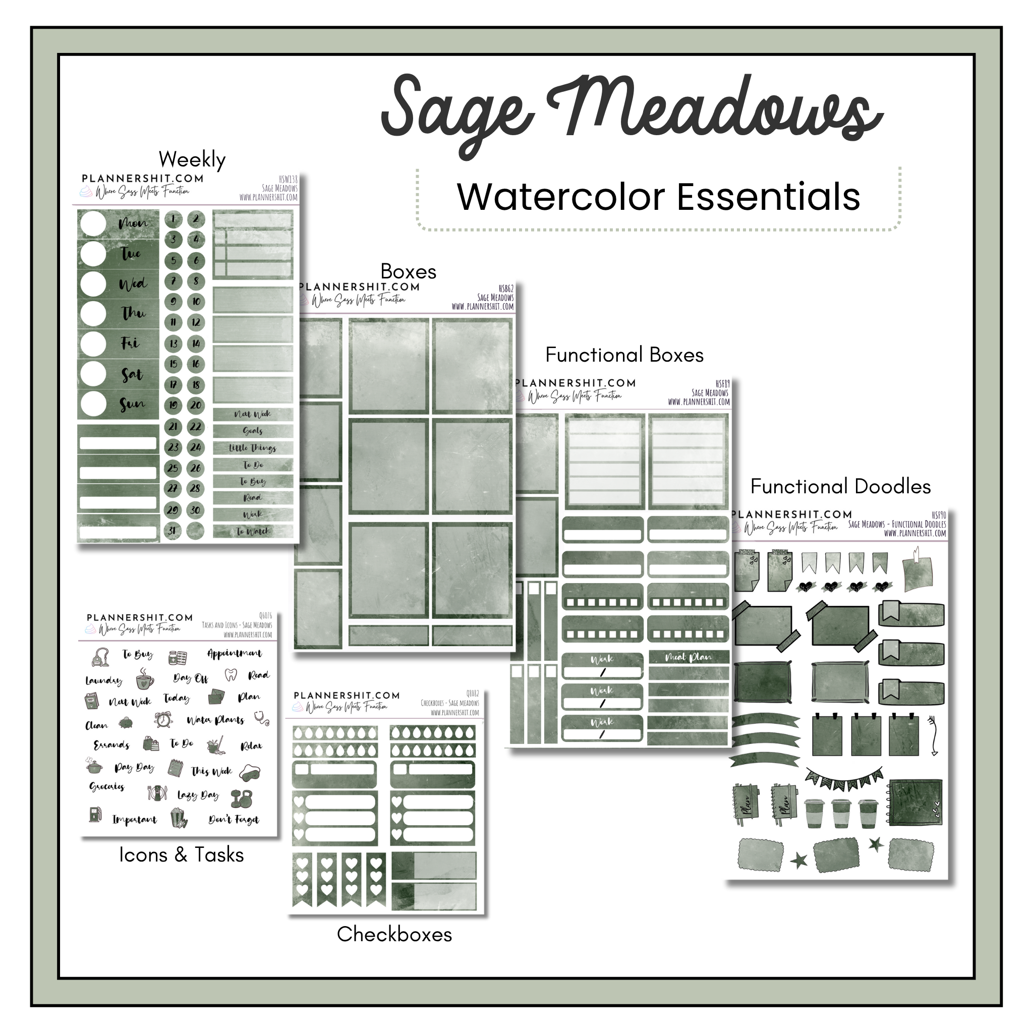 Sage Meadows (Watercolor Essentials)