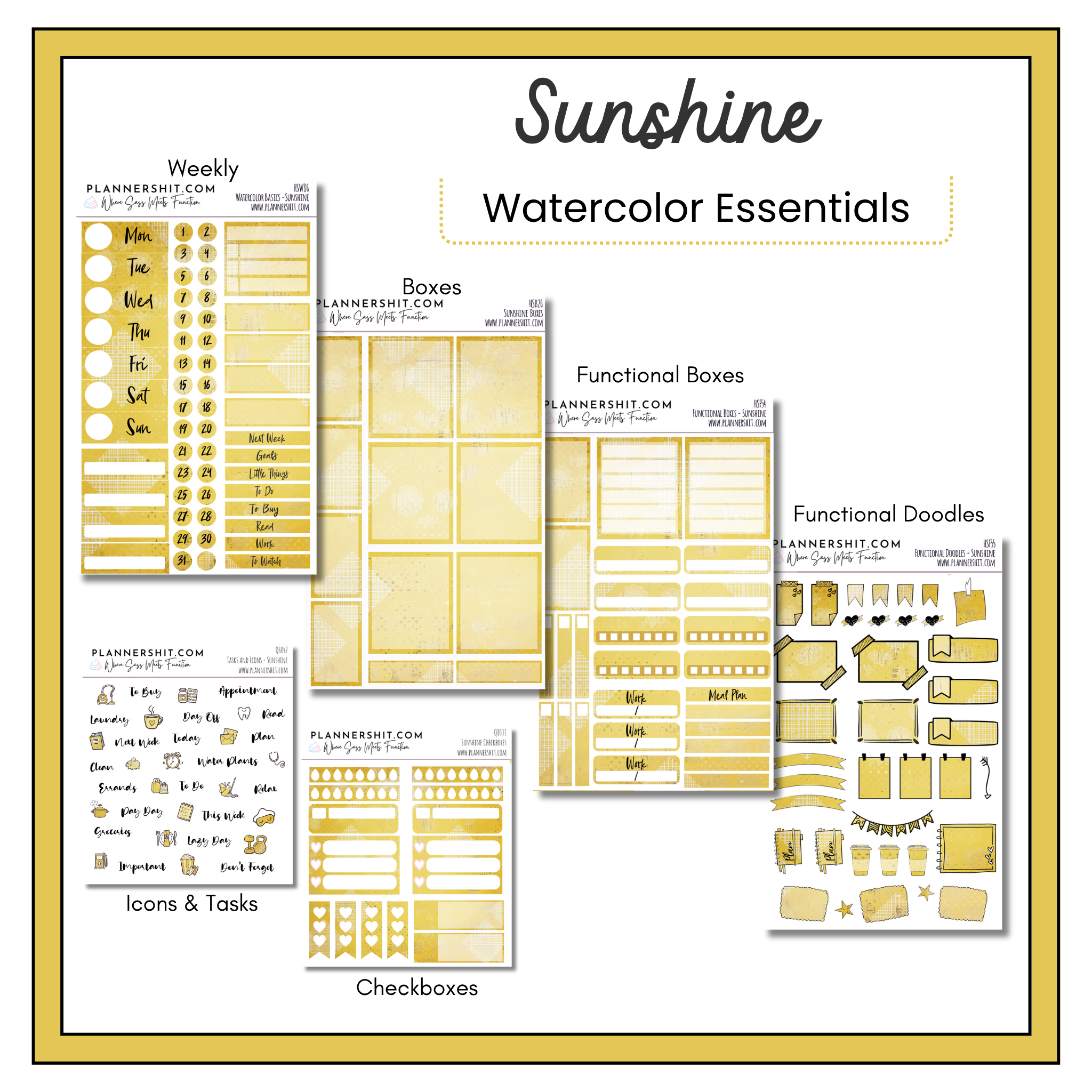 Sunshine (Watercolor Essentials)