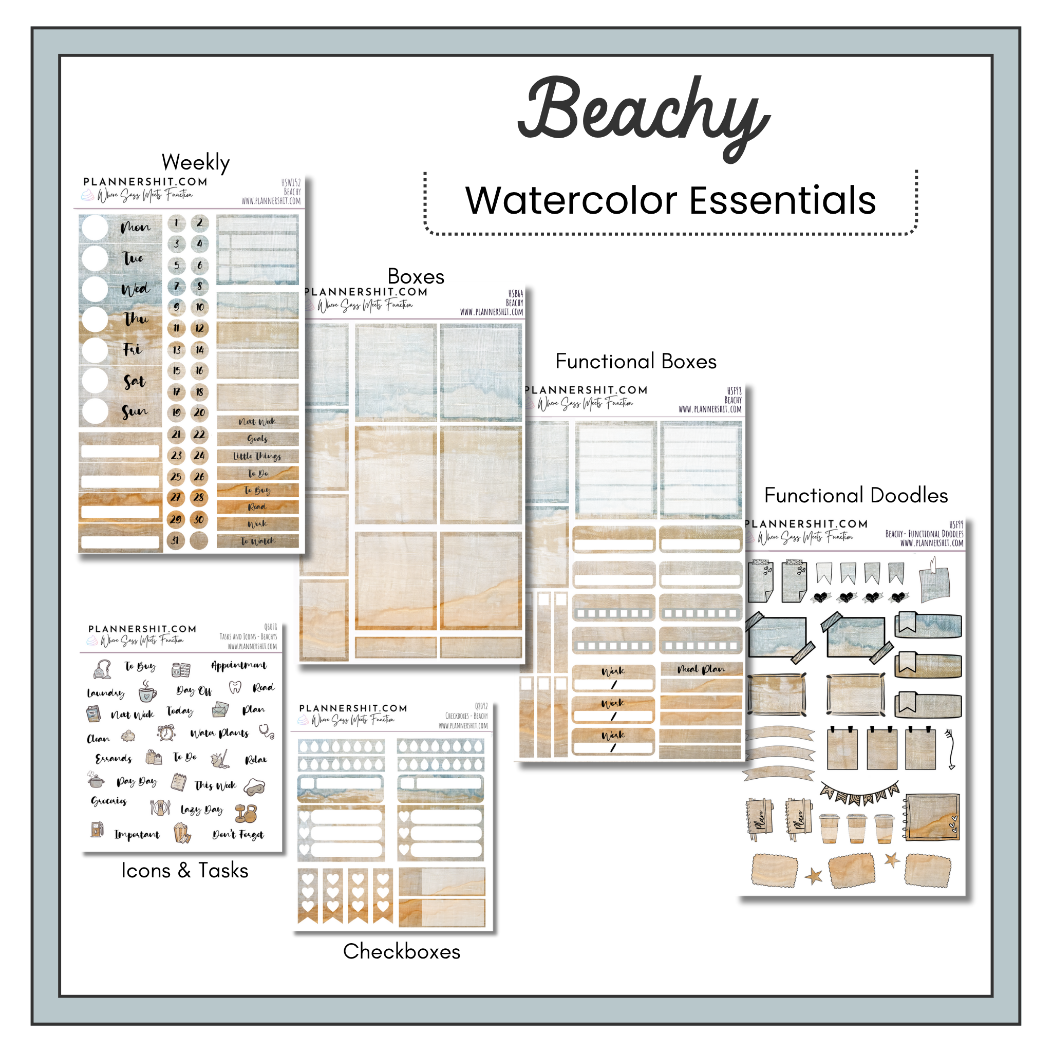 Beachy (Watercolor Essentials)