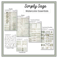 Simply Sage (Watercolor Essentials)