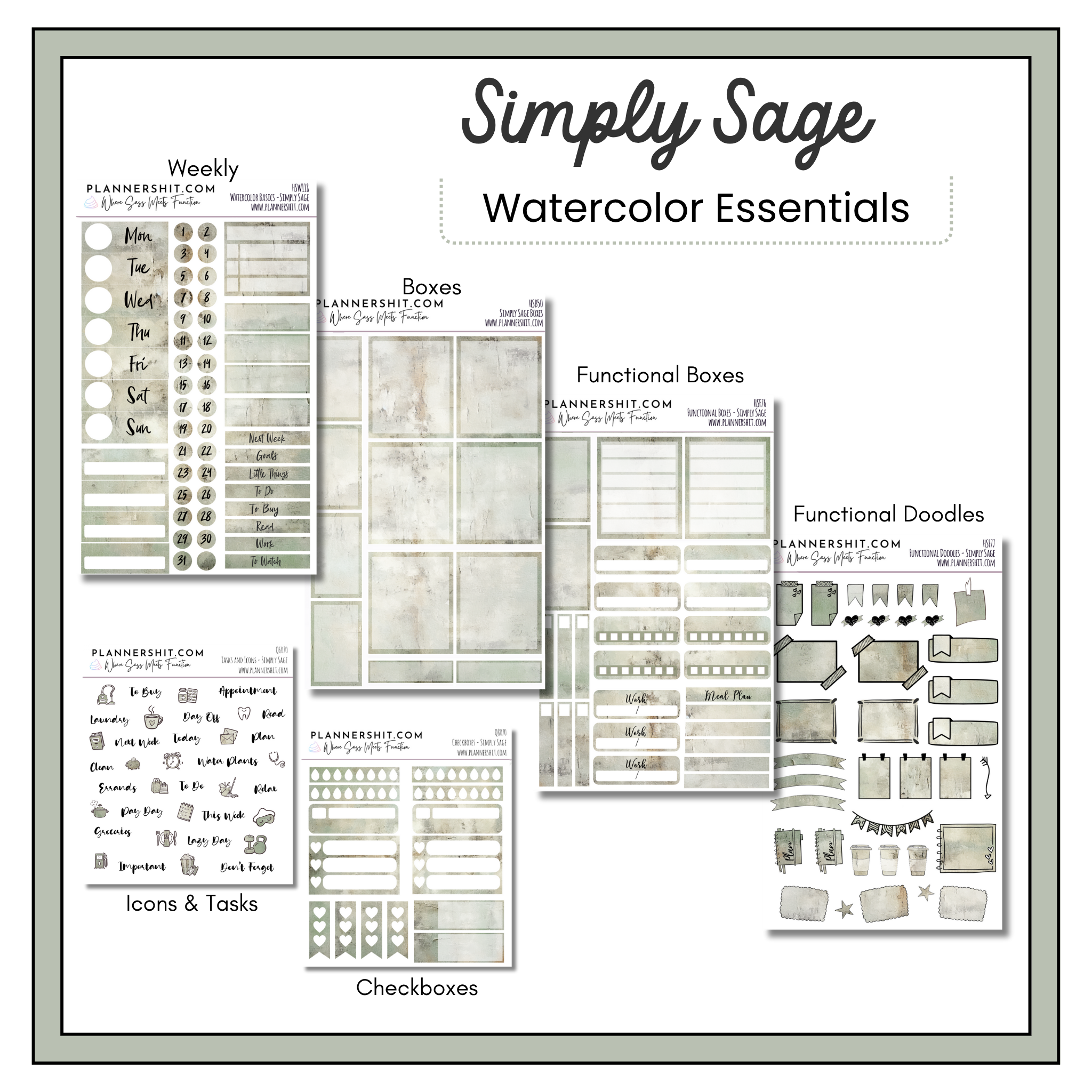 Simply Sage (Watercolor Essentials)